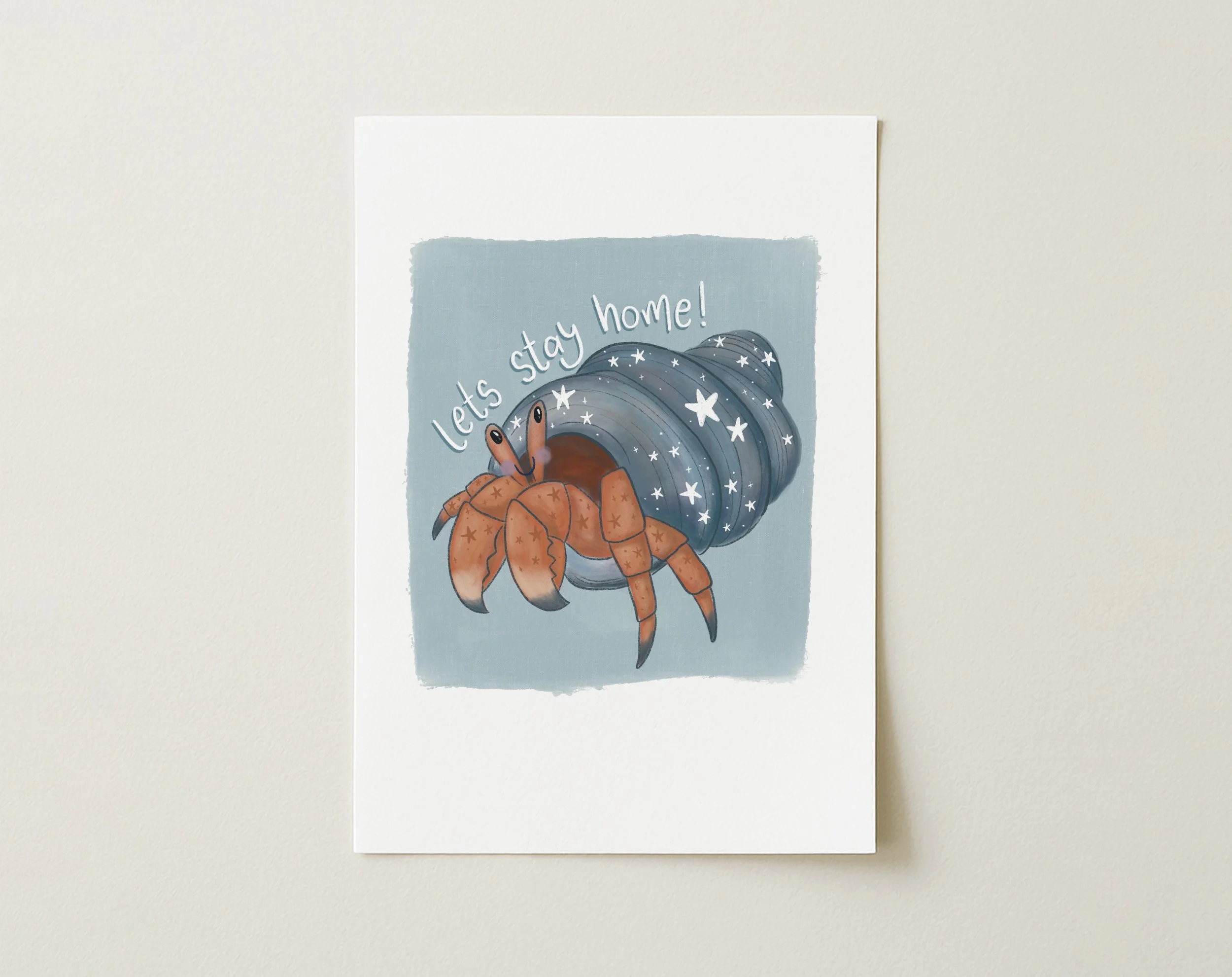 Let’s Stay Home Print