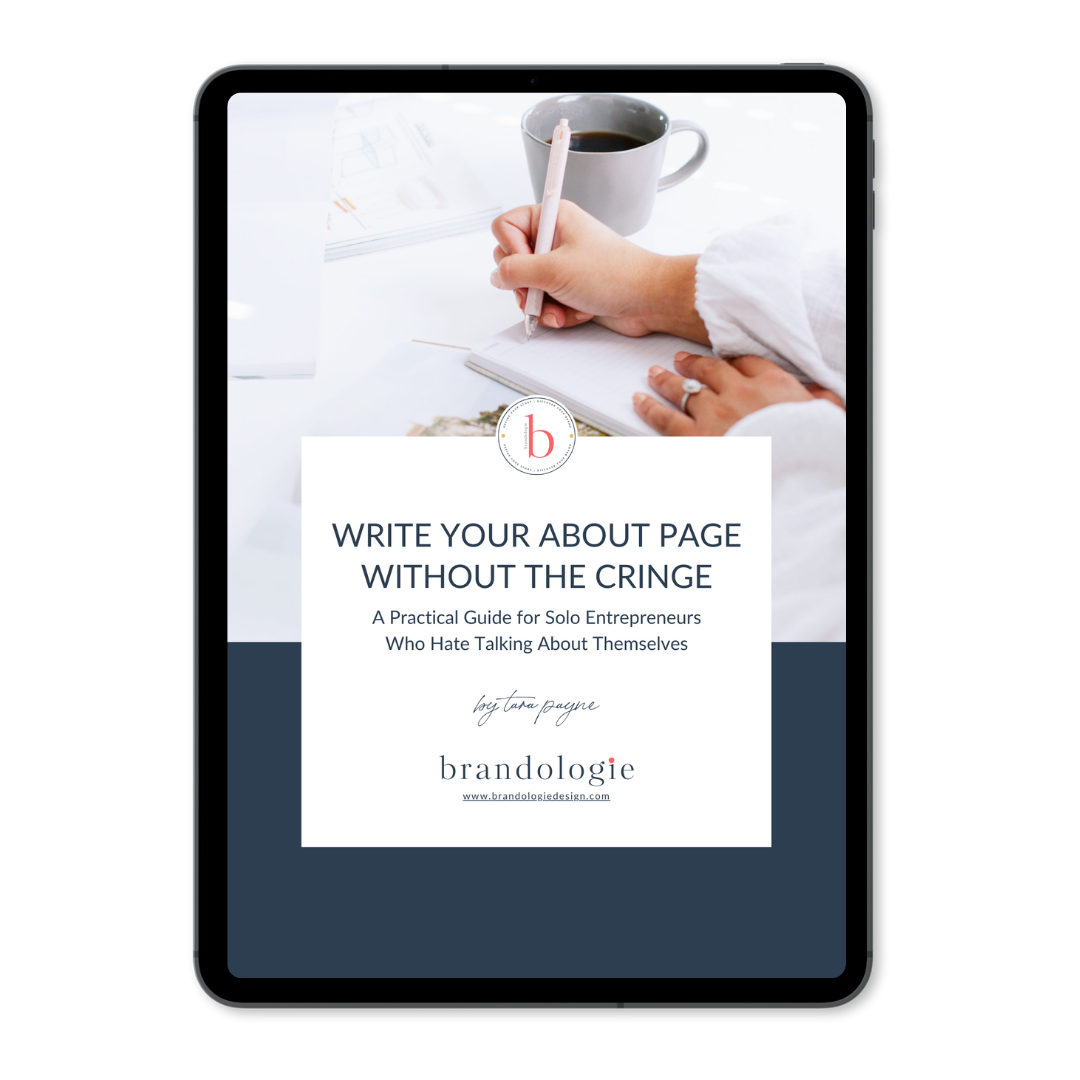 Write Your About Page guide for women entrepreneurs who want natural, authentic messaging.