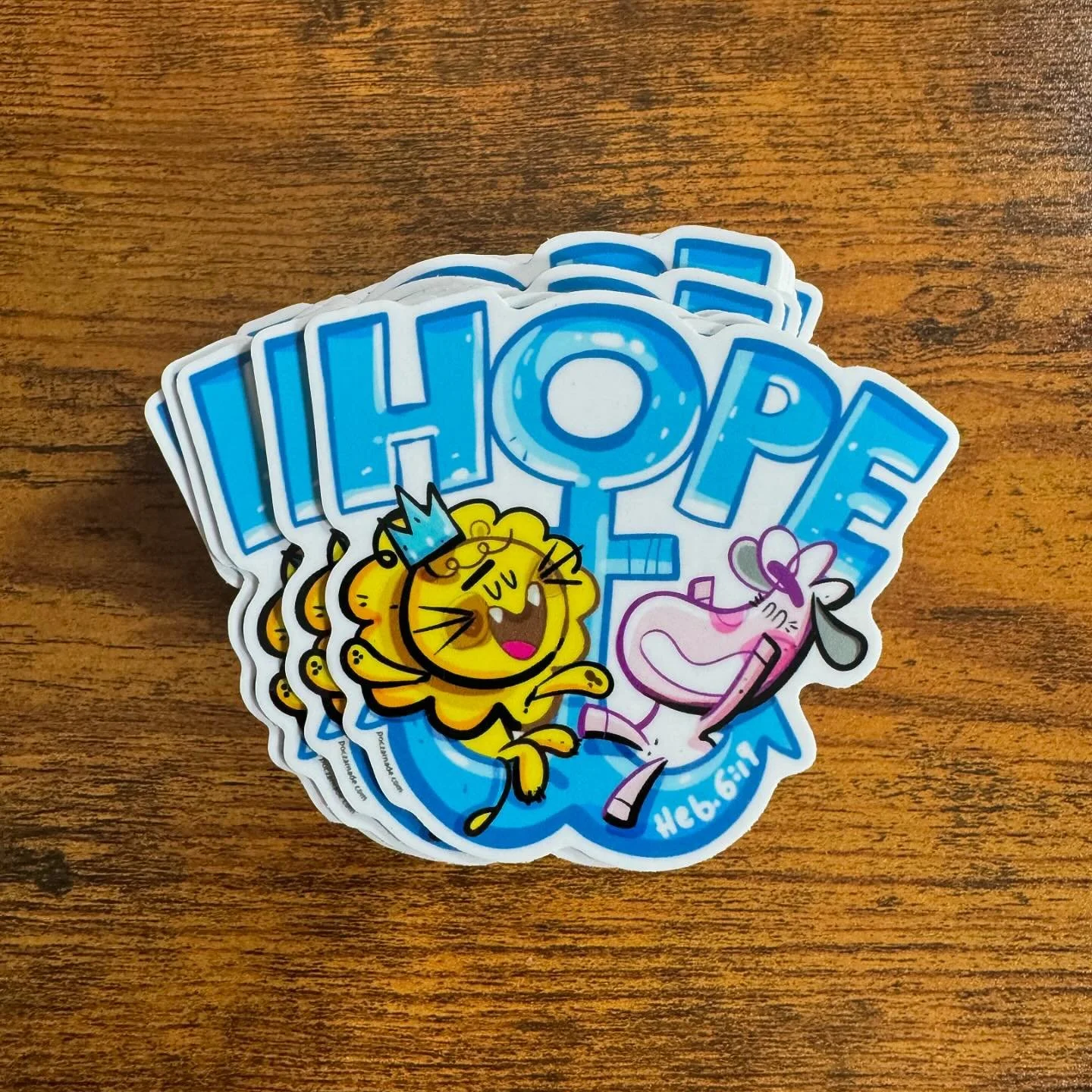 Hope! I dig how this turned out, and love seeing the stickers all together. Lion and Lamb are very fun to draw and figure out personalities. Stickers will be available soon. 

#stickers #lion #lamb #christian #anchor #hope #virtue
