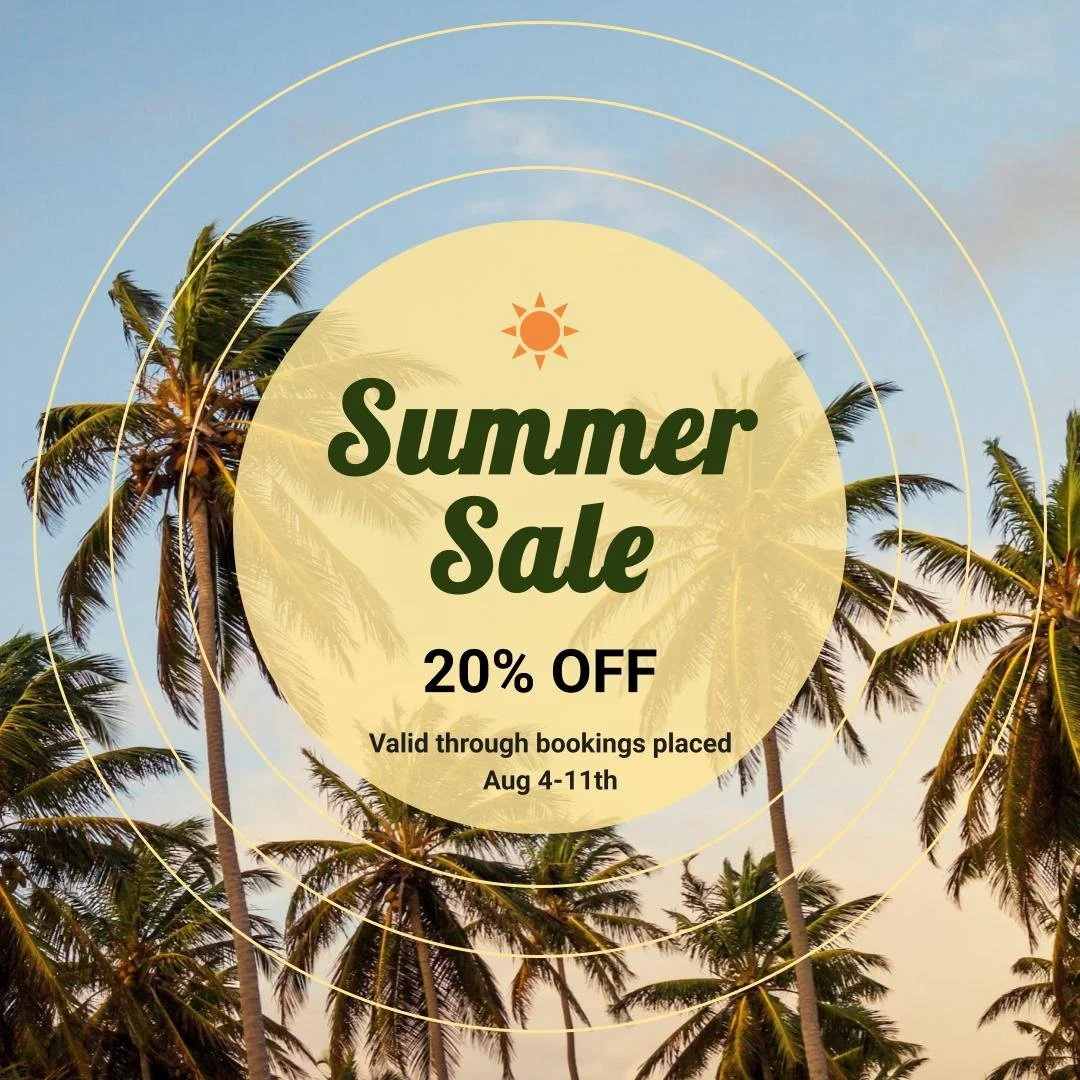 ☀️ Summer Sale is ON!
Save 20% on all new bookings placed August 4&ndash;11 ⚡

Thinking about upgrading your electrical panel?
Need a home EV charger installed?
Want to transform your space with modern lighting?

Now&rsquo;s the perfect time.
📞 Book