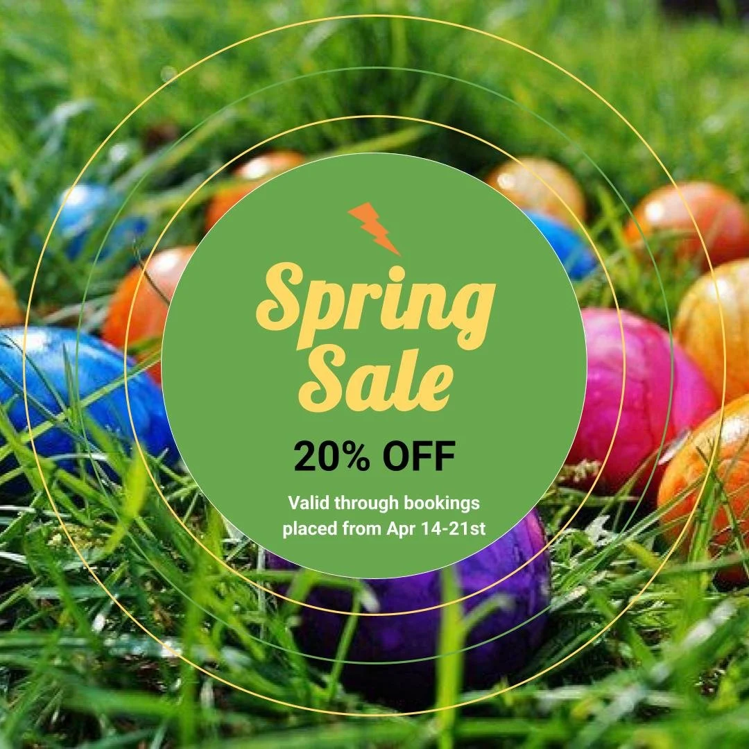 🌸⚡ Spring Into Savings! ⚡🌸

Homeowners, get 20% OFF your entire invoice when you book with us between April 14-21st! 🏡💡

✅ How to claim your discount:
1️⃣ Like this post ❤️
2️⃣ Follow @boltelectricsolutions 
3️⃣ Enter your IG handle in the reques