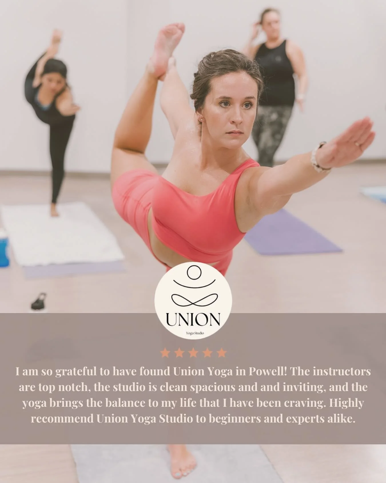 Your words. Our gratitude. 🤍

We love hearing how Union Yoga is supporting your practice, your peace, and your growth. Reviews like this remind us why we do what we do.

Thank you for sharing your experience with us &mdash; and for being part of the