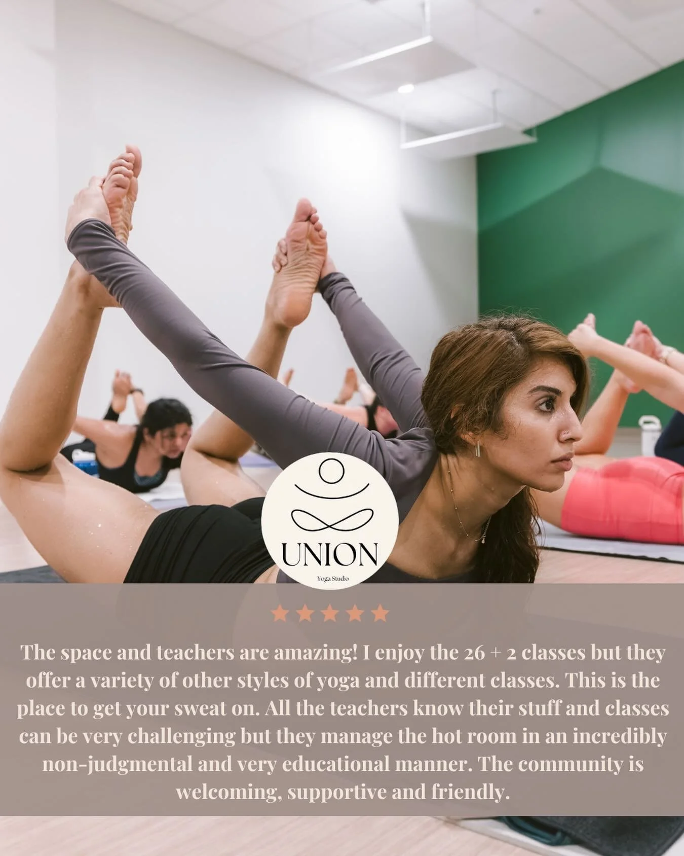 Your words. Our gratitude. 🤍
 We love hearing how Union Yoga is supporting your practice, your peace, and your growth. Reviews like this remind us why we do what we do.

Thank you for sharing your experience with us &mdash; and for being part of the