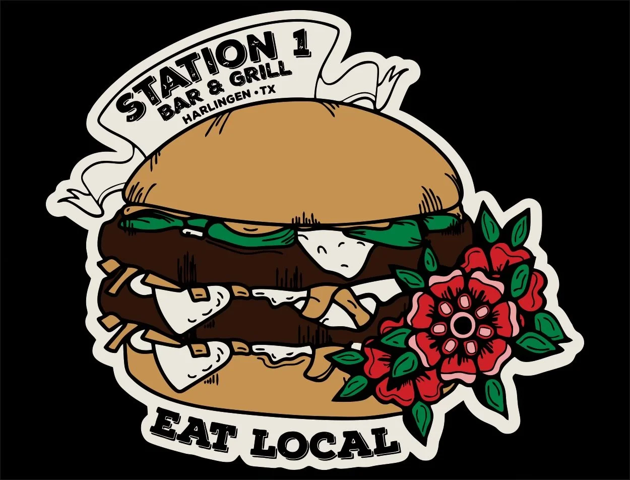 Station 1 Sticker “Eat Local”
