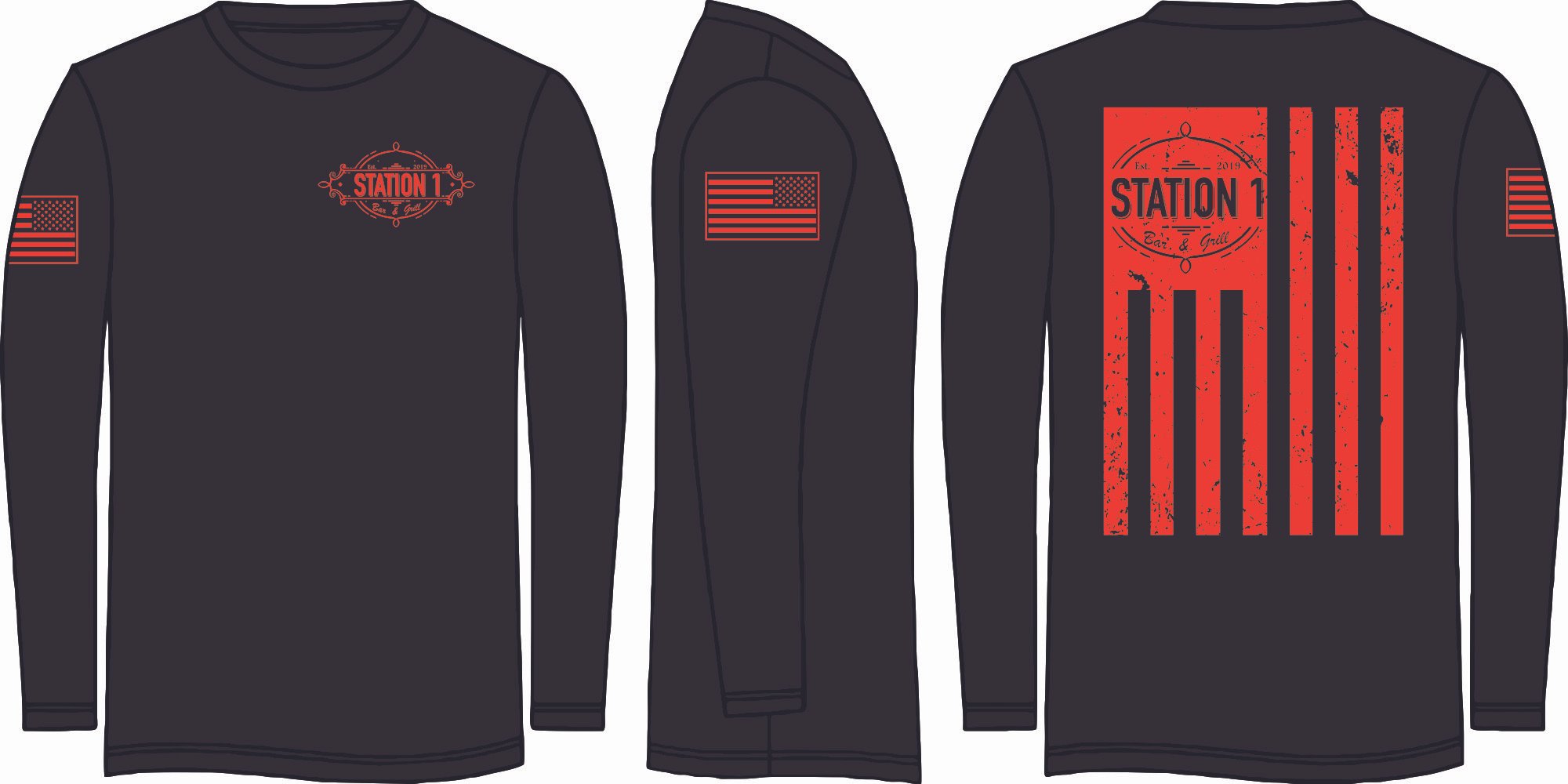 Station 1 America Dri-Fit Shirt