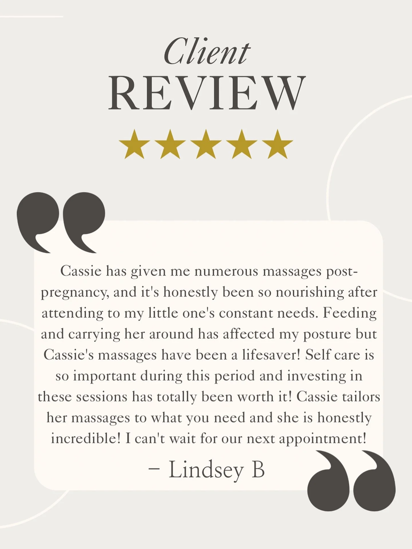 Every so often, a message lands that stops me in my tracks.

A mum recently told me how much relief she&rsquo;s felt from our postnatal massages - how feeding and carrying her little one had taken its toll, and how being cared for again felt nourishi