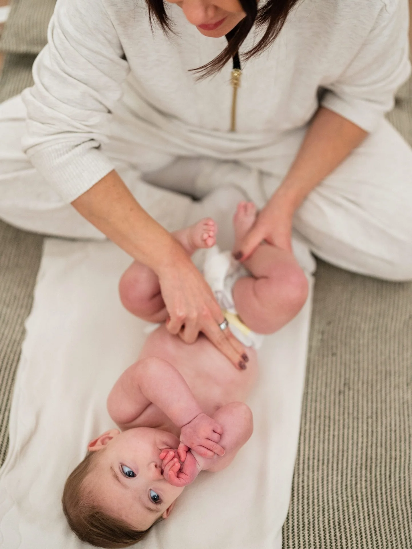 Want to know my best piece of advice for baby massage? 

Don&rsquo;t rush it. Seriously, that&rsquo;s it. 

It&rsquo;s not about &ldquo;doing the routine properly&rdquo; - it&rsquo;s about connection. 
Reading cues.
Slowing down long enough to actual