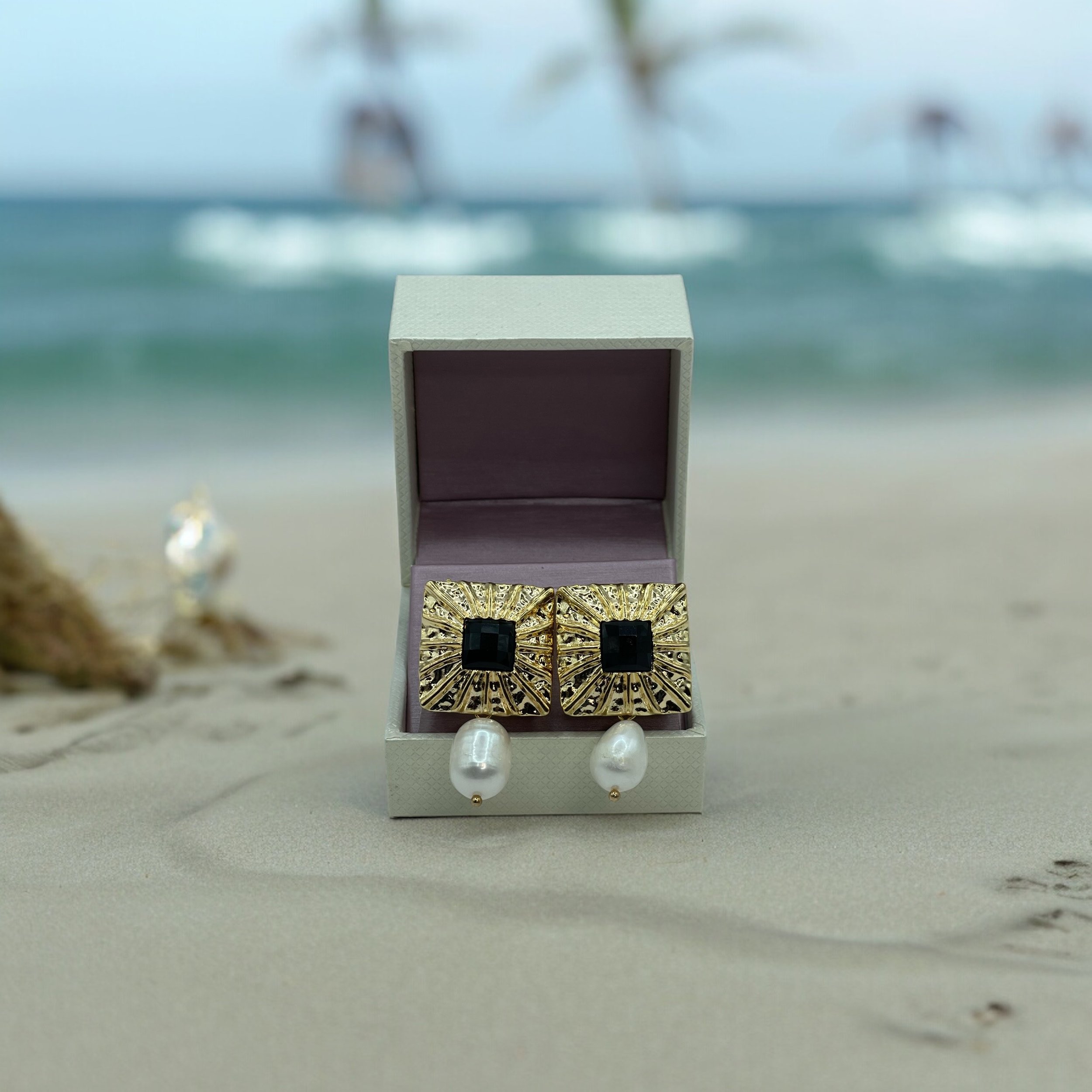 14K Gold FILLED Drop Earrings Ear Studs