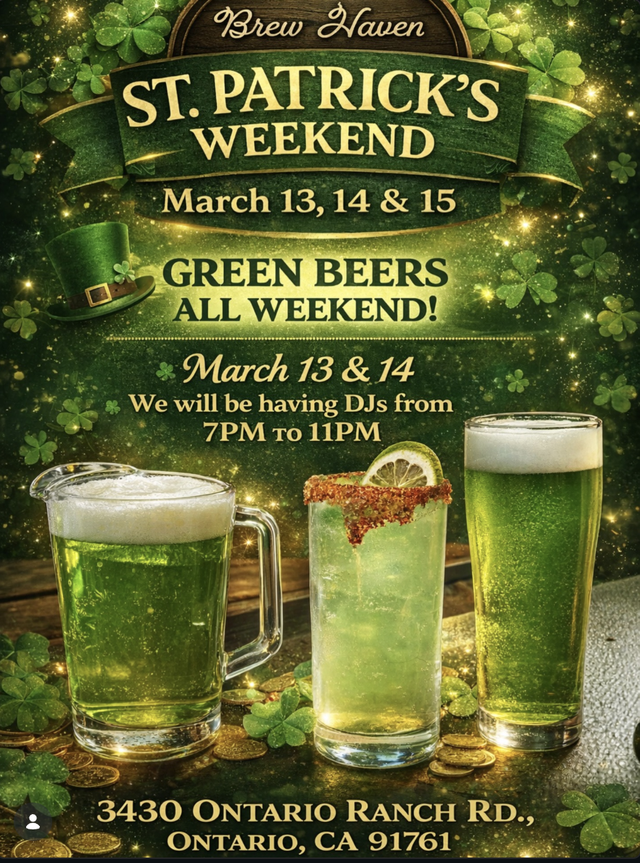 St. Patrick’s Weekend at Brew Haven