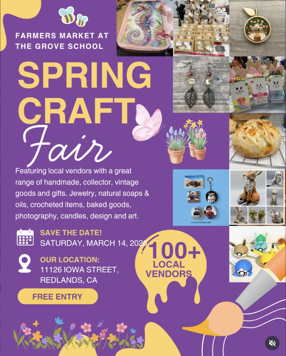 Grove Farmers Market Spring Craft Fair