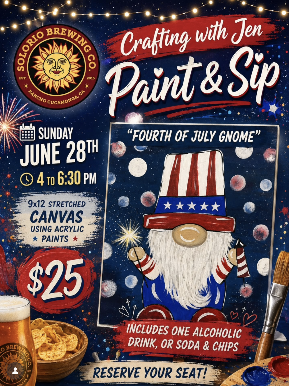 Paint & Sip at Solorio Brewing Co