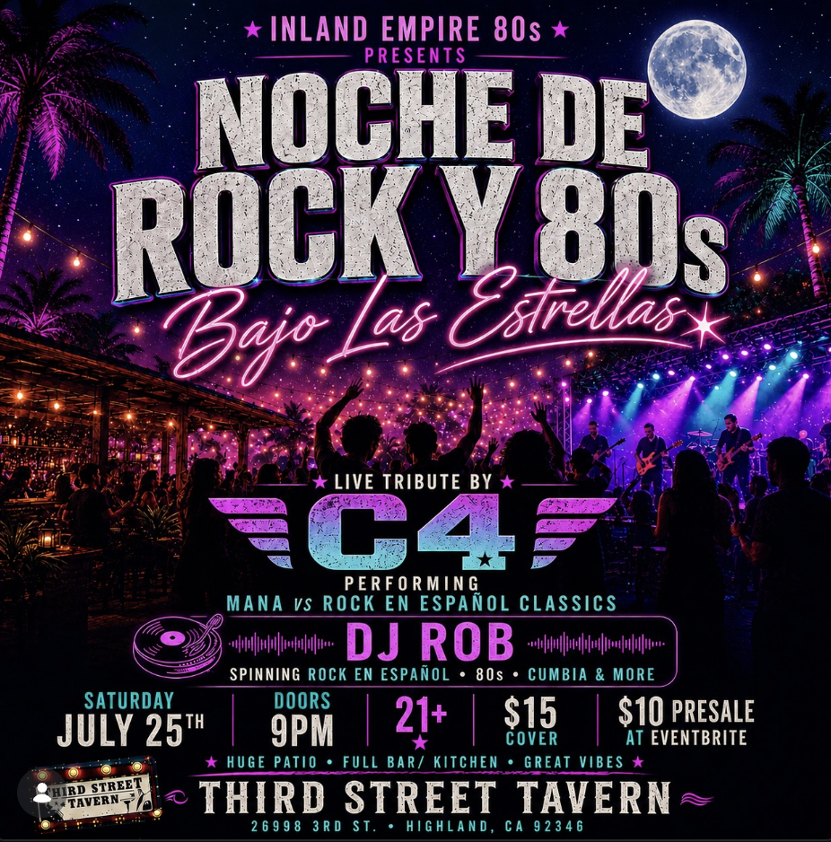 Noche De Rock y 80s