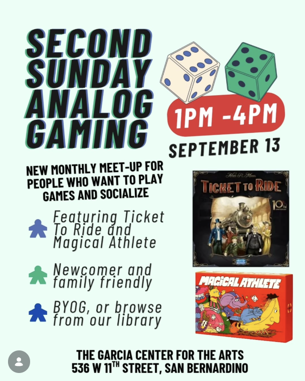 Second Sunday Analog Gaming