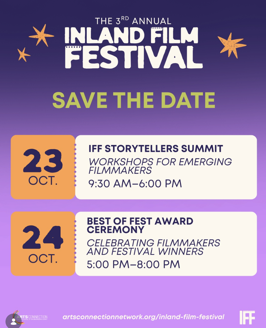 Save the Date- Inland Film Festival (Copy)