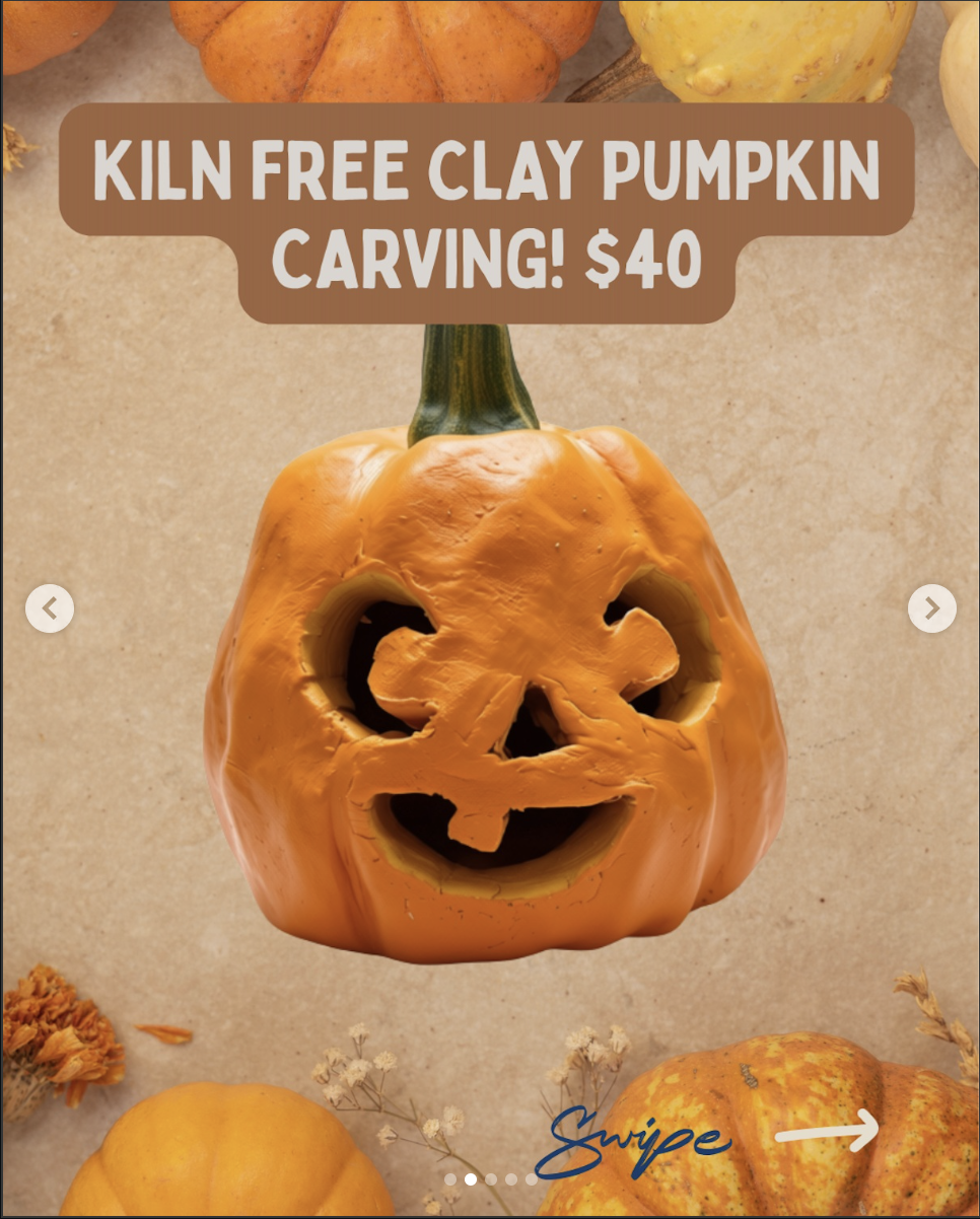 Kiln-Free Clay Pumpkin Carving