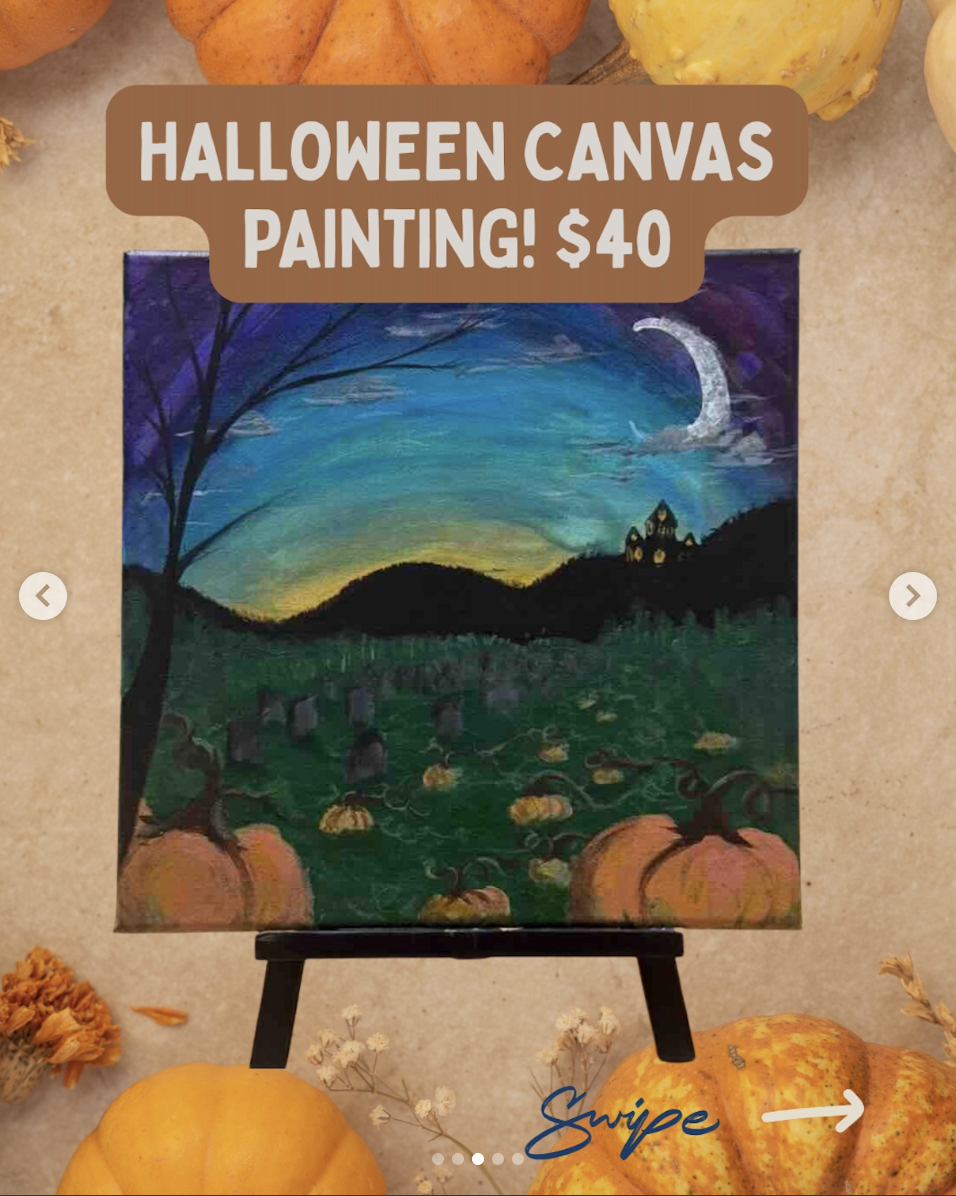 Halloween Canvas Painting