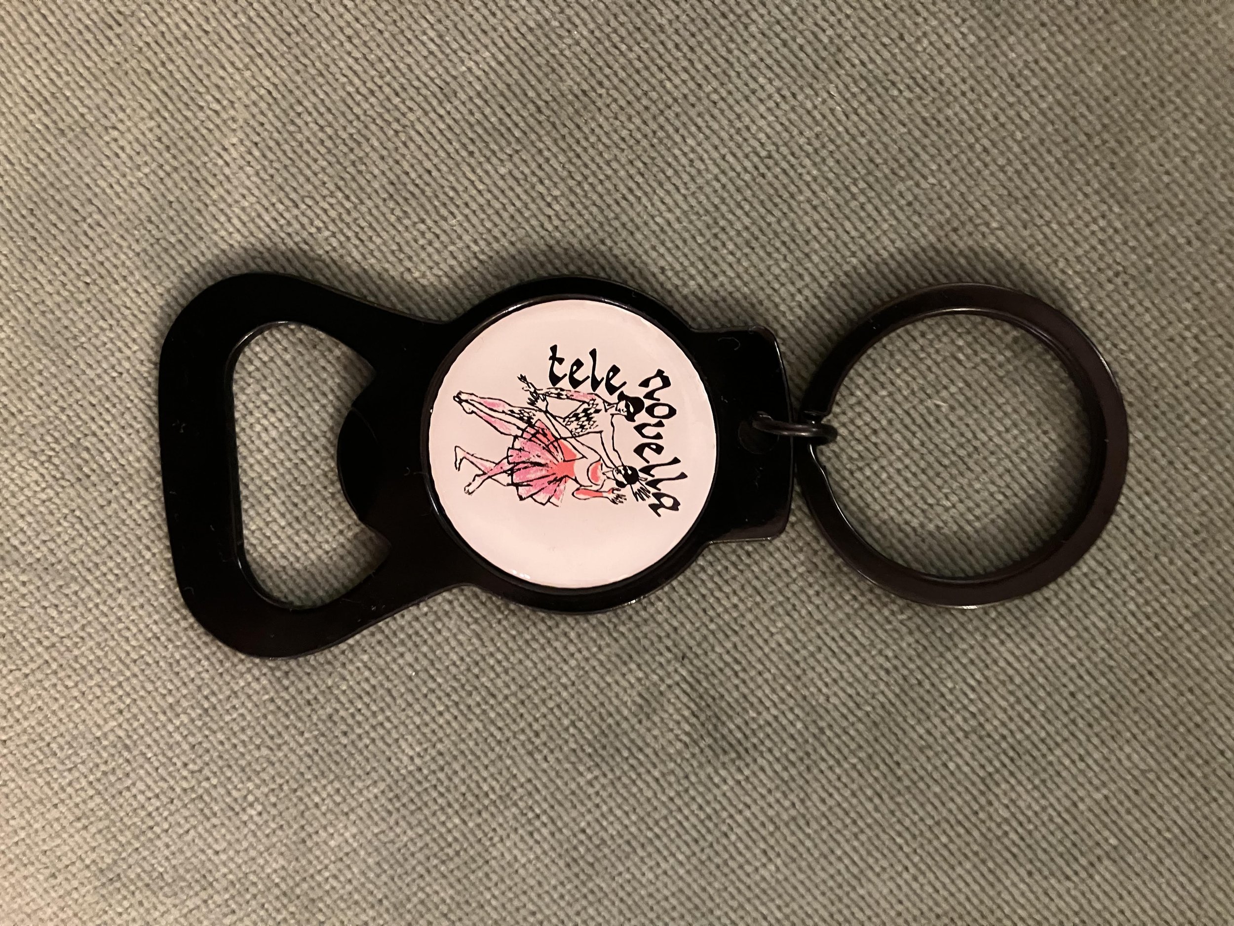 Tele Novella Bottle Opener Keychain
