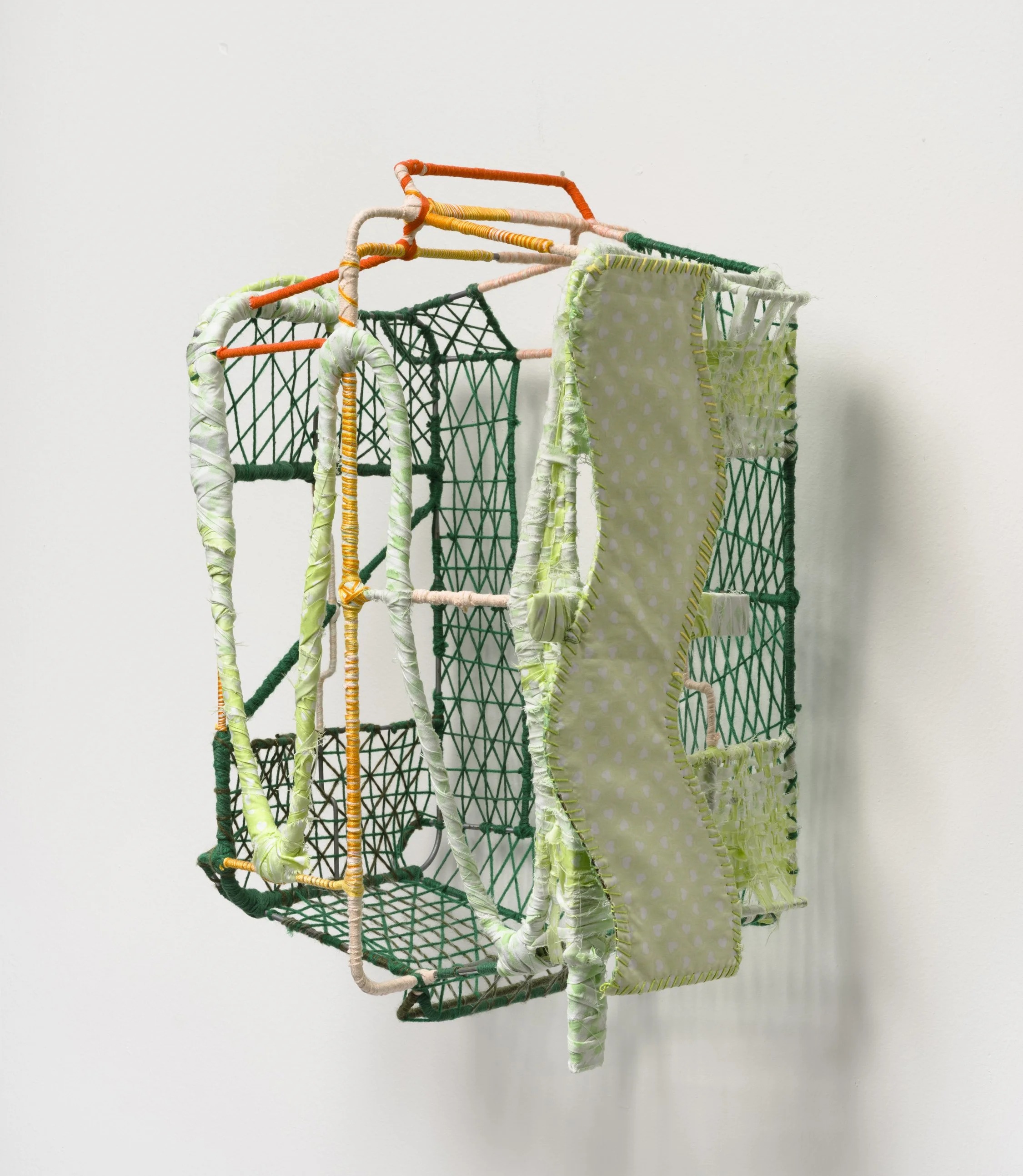  Seed:WeUs,  2026 
Found objects and repurposed textiles 
 24 x 14 x 10.5 in
 
Image by Pierre Le Hors