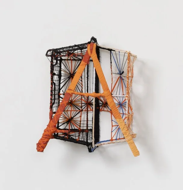  Seed:Ash,  2025 
Found objects and repurposed textiles 
24 x 20 x 12.5 inches
 
Image by Pierre Le Hors
