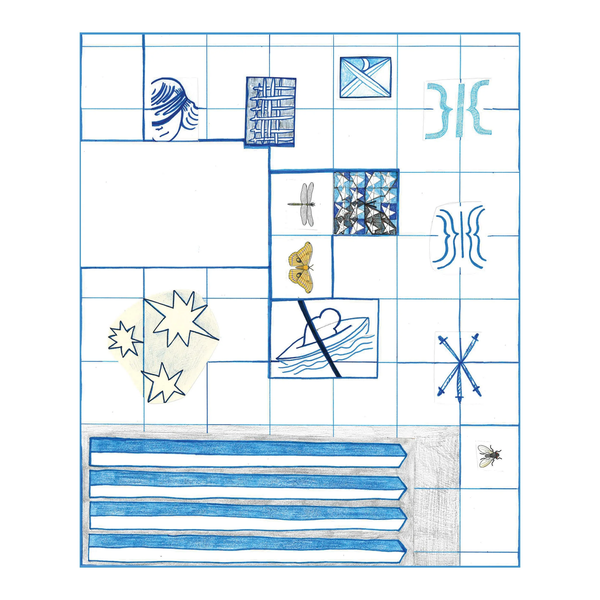 East IV, 2024, Mixed media collage on paper, 17 x 14 inches
 
$300 (unframed)
 
SOLD