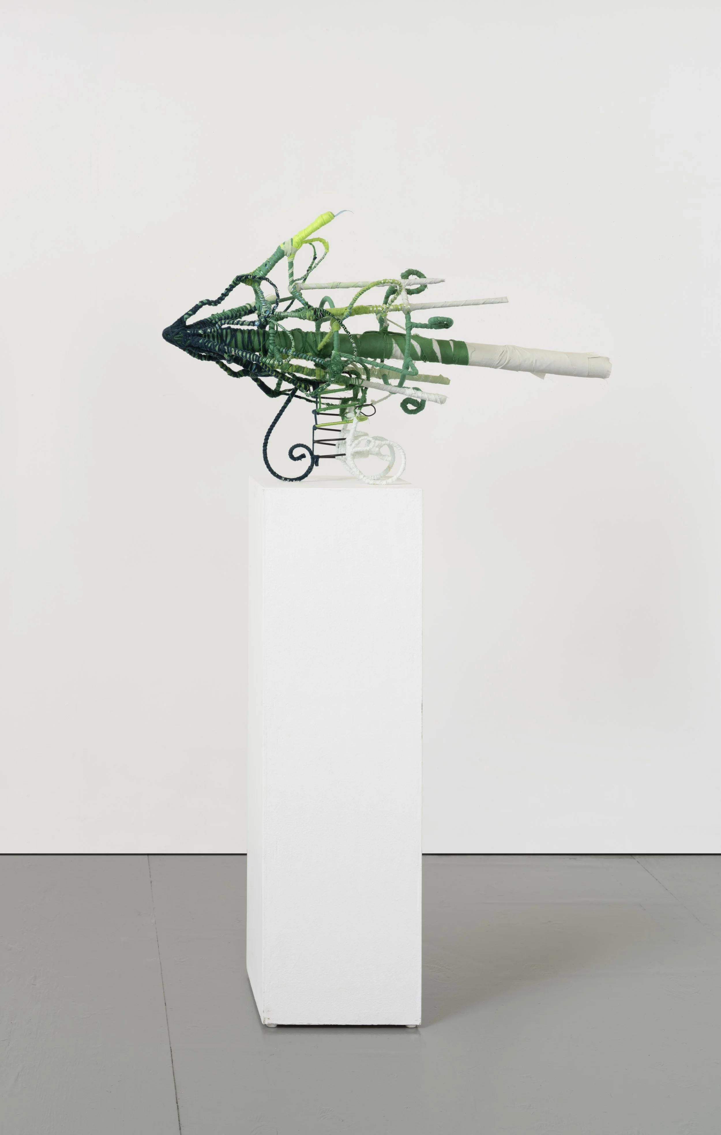  WI,  2025 
Found objects and repurposed textiles 
27.5 x 22 x 6.5 inches
 
Image by Pierre Le Hors