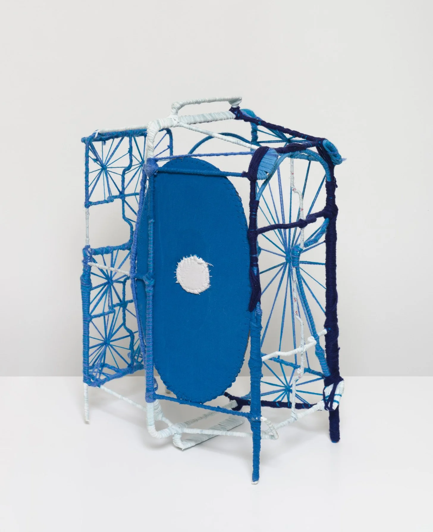  Seed:SoreSoar,  2025 
Found objects and repurposed textiles 
22 x 16 x 12.5 inches
 
Image by Pierre Le Hors