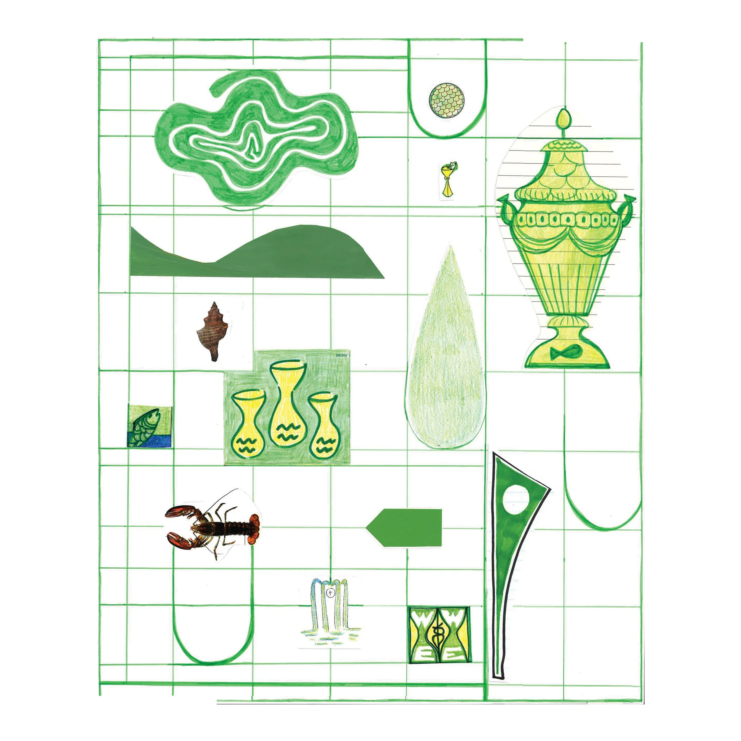 West II, 2024, Mixed media collage on paper, 17 x 14 inches
 
$300 (unframed)
 
SOLD