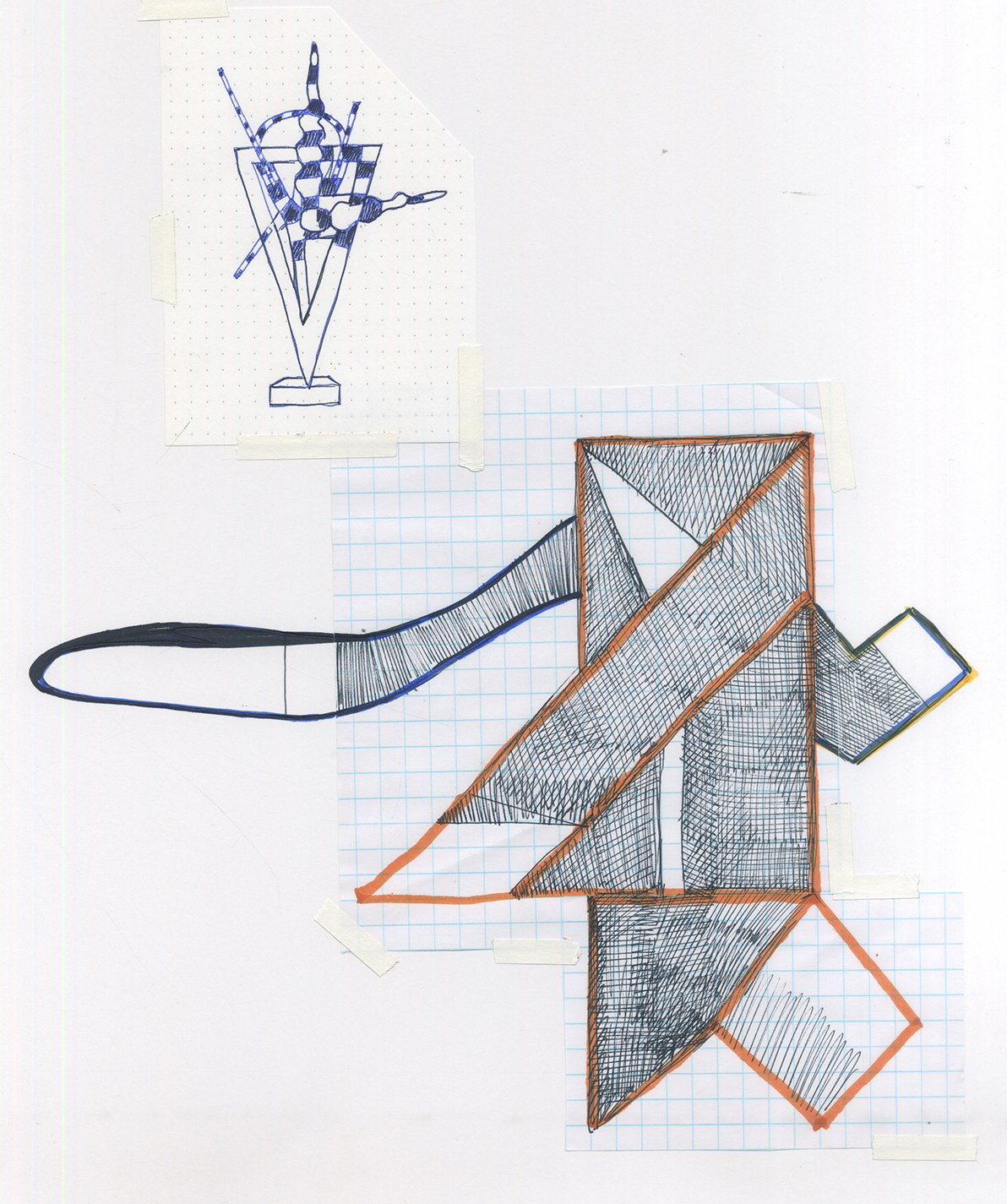 Study for The Waiter, 2020
Ink on paper
14 x 11 inches