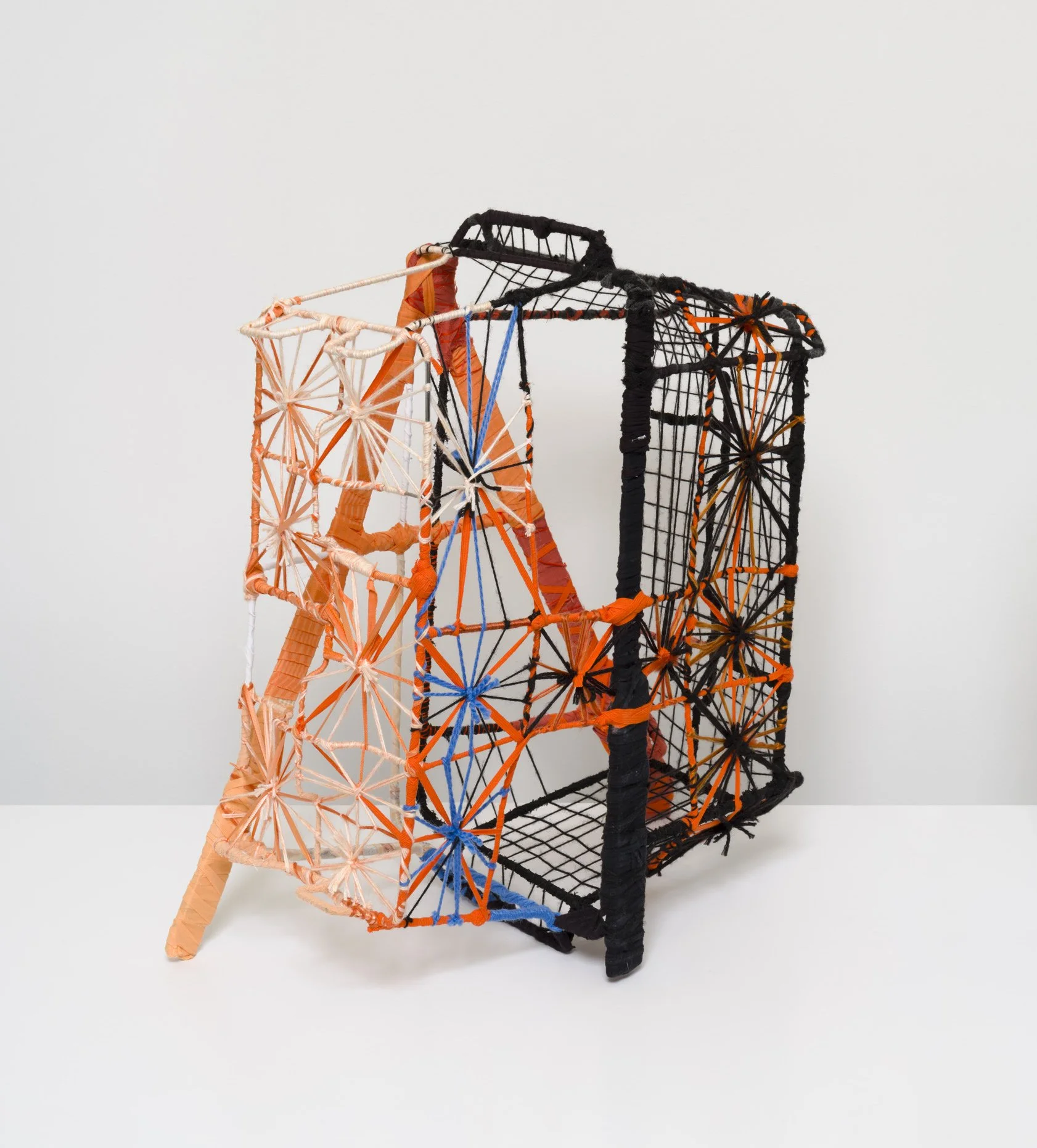  Seed:Ash,  2025 
Found objects and repurposed textiles 
24 x 20 x 12.5 inches
 
Image by Pierre Le Hors