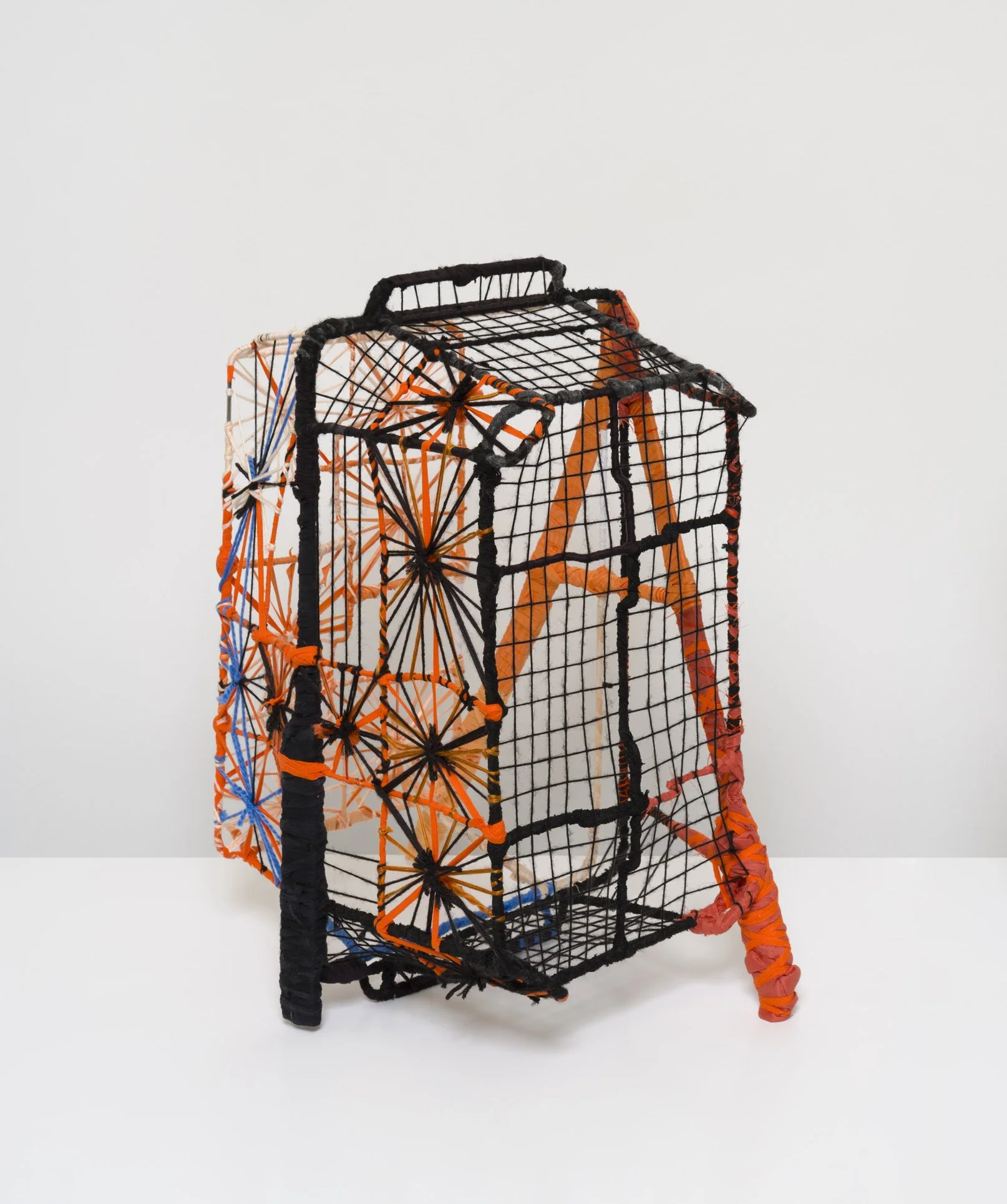  Seed:Ash,  2025 
Found objects and repurposed textiles 
24 x 20 x 12.5 inches
 
Image by Pierre Le Hors