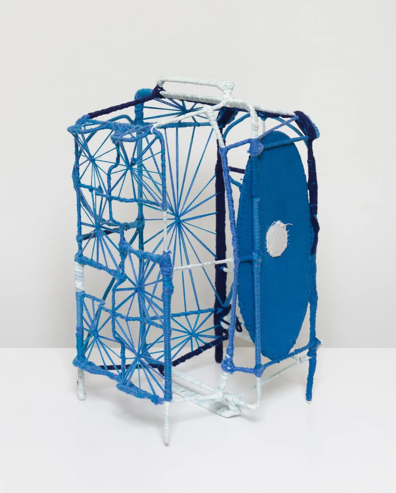  Seed:SoreSoar,  2025 
Found objects and repurposed textiles 
22 x 16 x 12.5 inches
 
Image by Pierre Le Hors