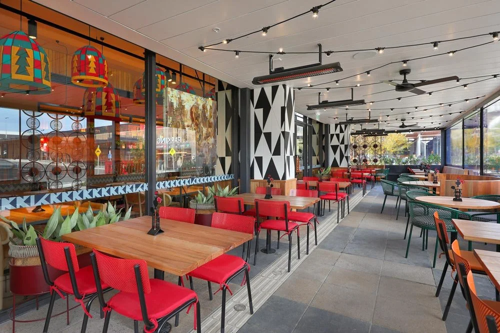 Outdoor seating area