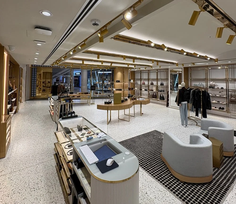 Coach store interior set up
