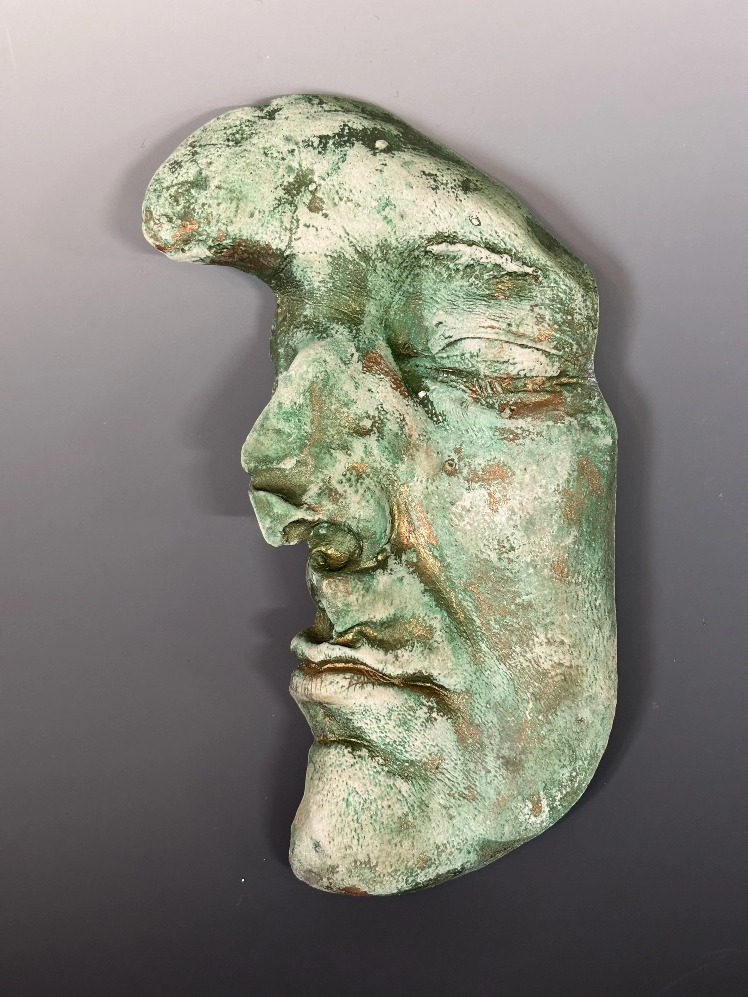 HALF, 2026, plaster and acrylic 