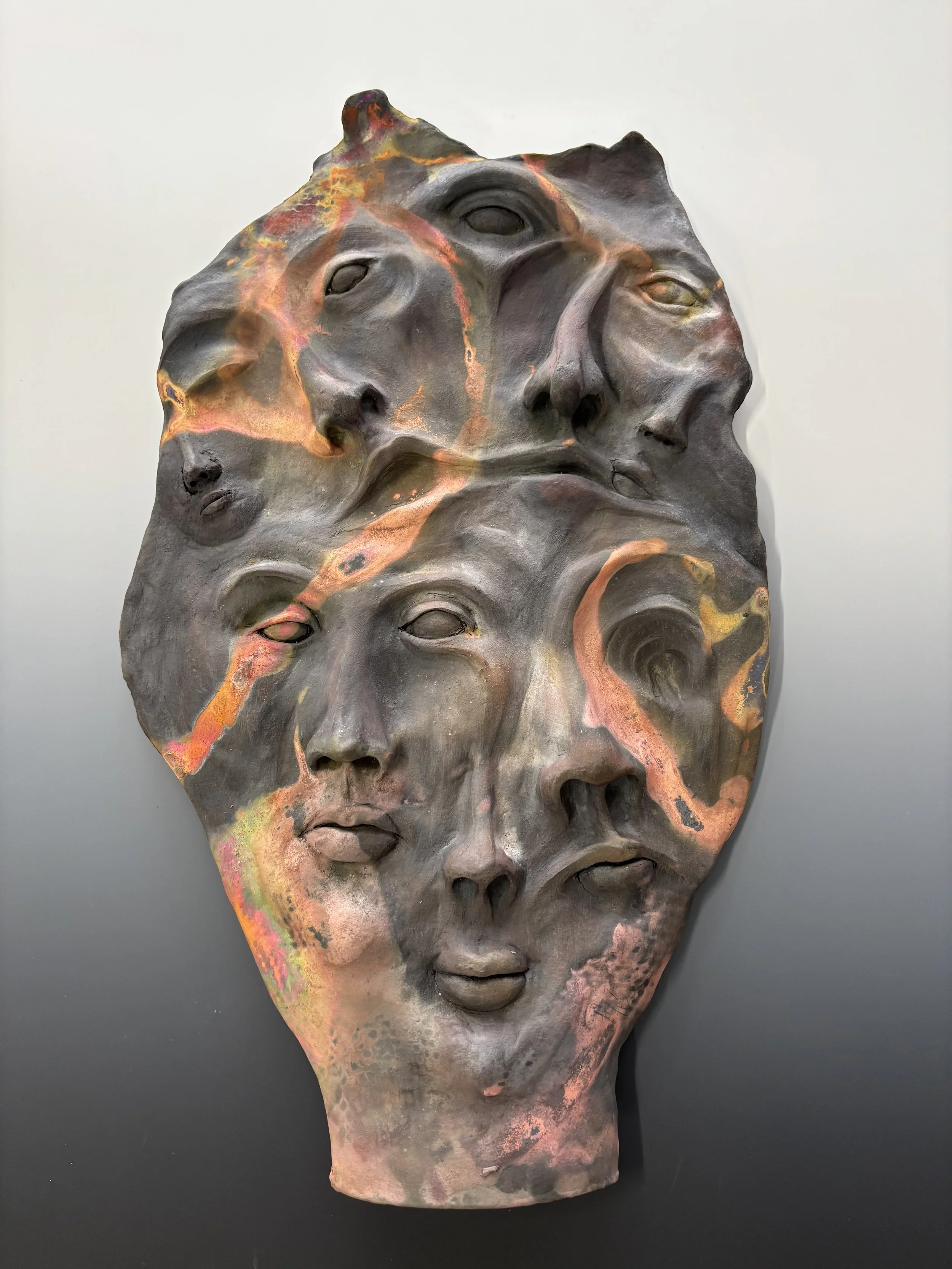 ONE, 2026, raku fired ceramic 