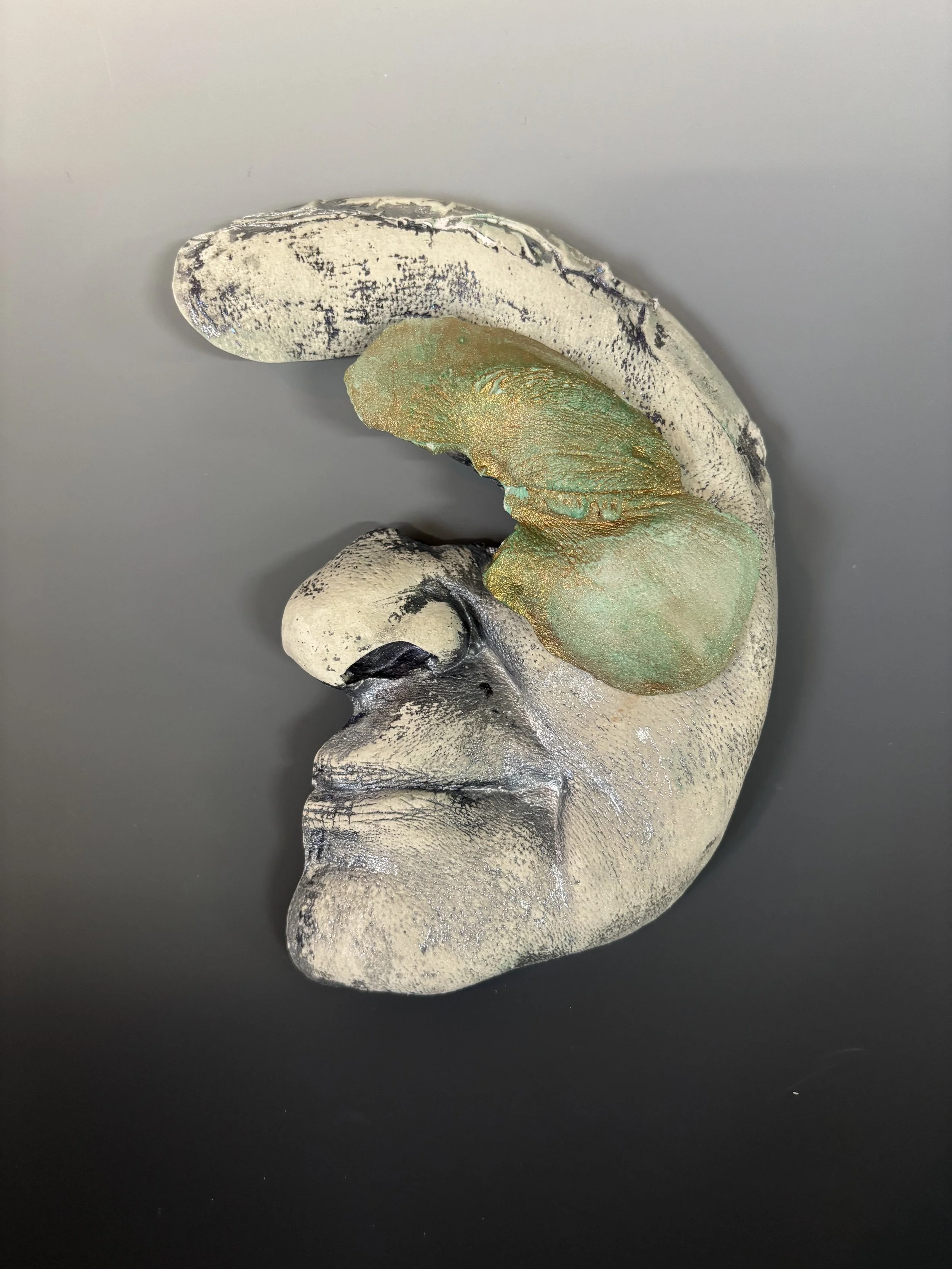 EYE SEE, 2026, plaster and acrylic paint