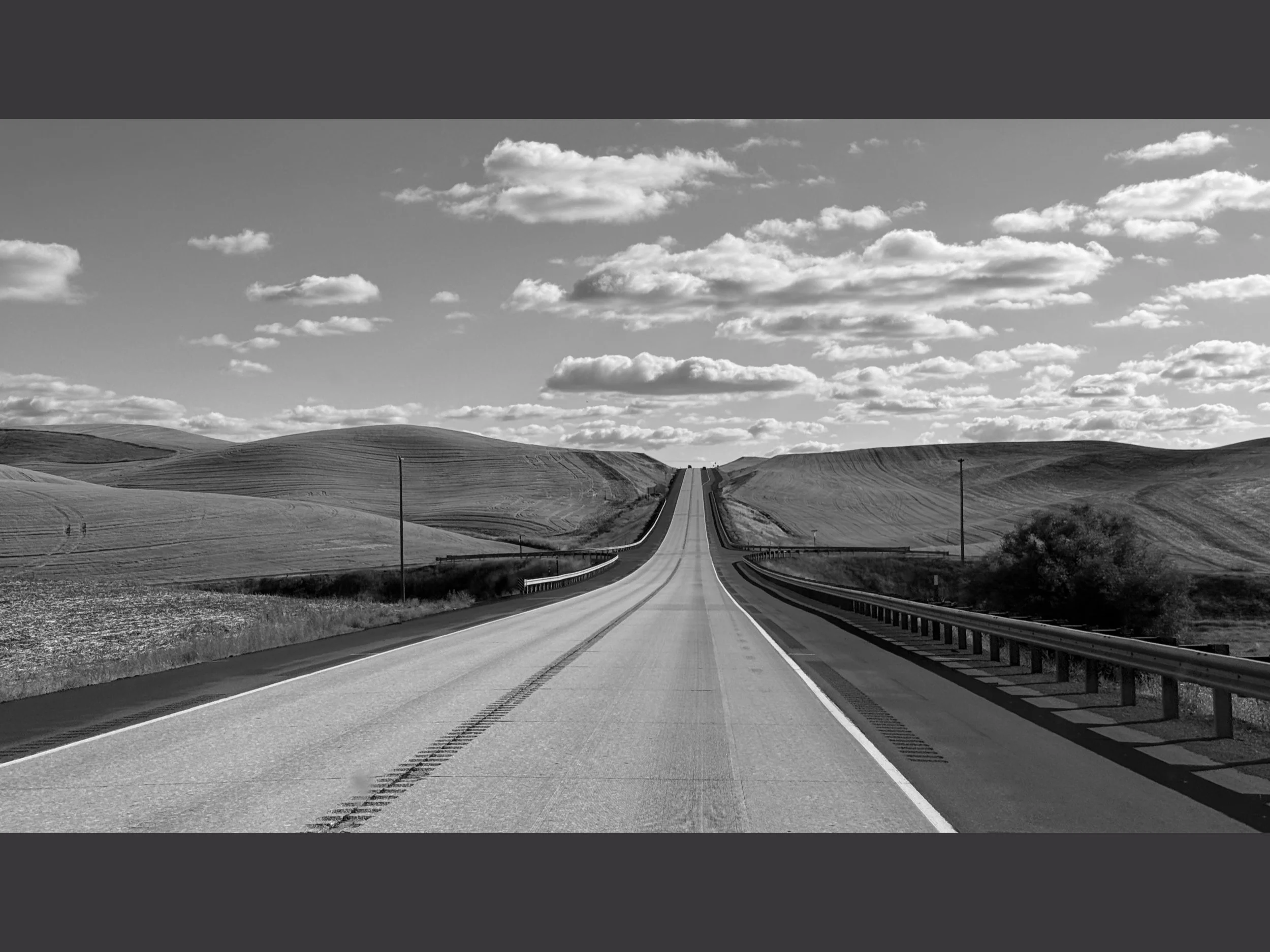 The Open Road. Thornton, WA Hwy 195 (printed 16:9 aspect ratio)