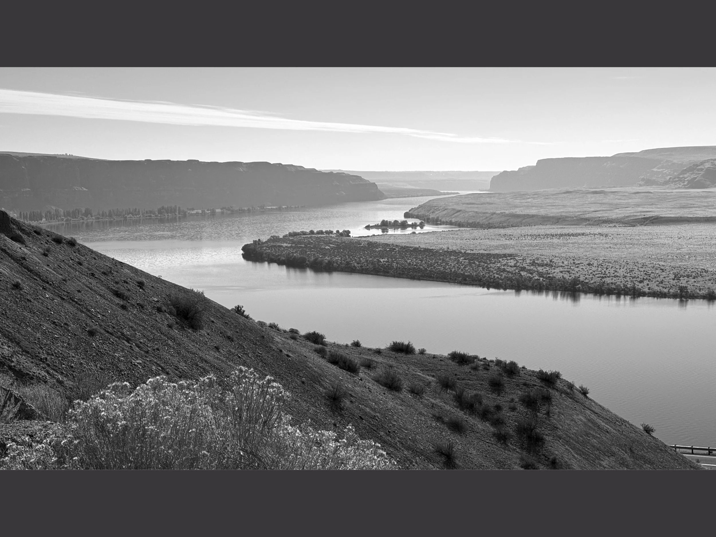 Columbia River at Quincy, WA South (printed 16:9 aspect ratio)