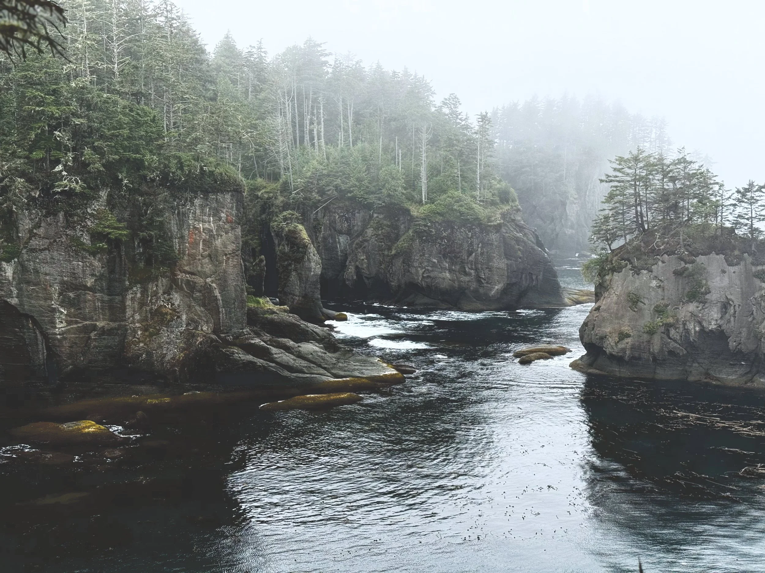 Cape Flattery, Pacific Ocean meets the Straits of Juan de Fuca