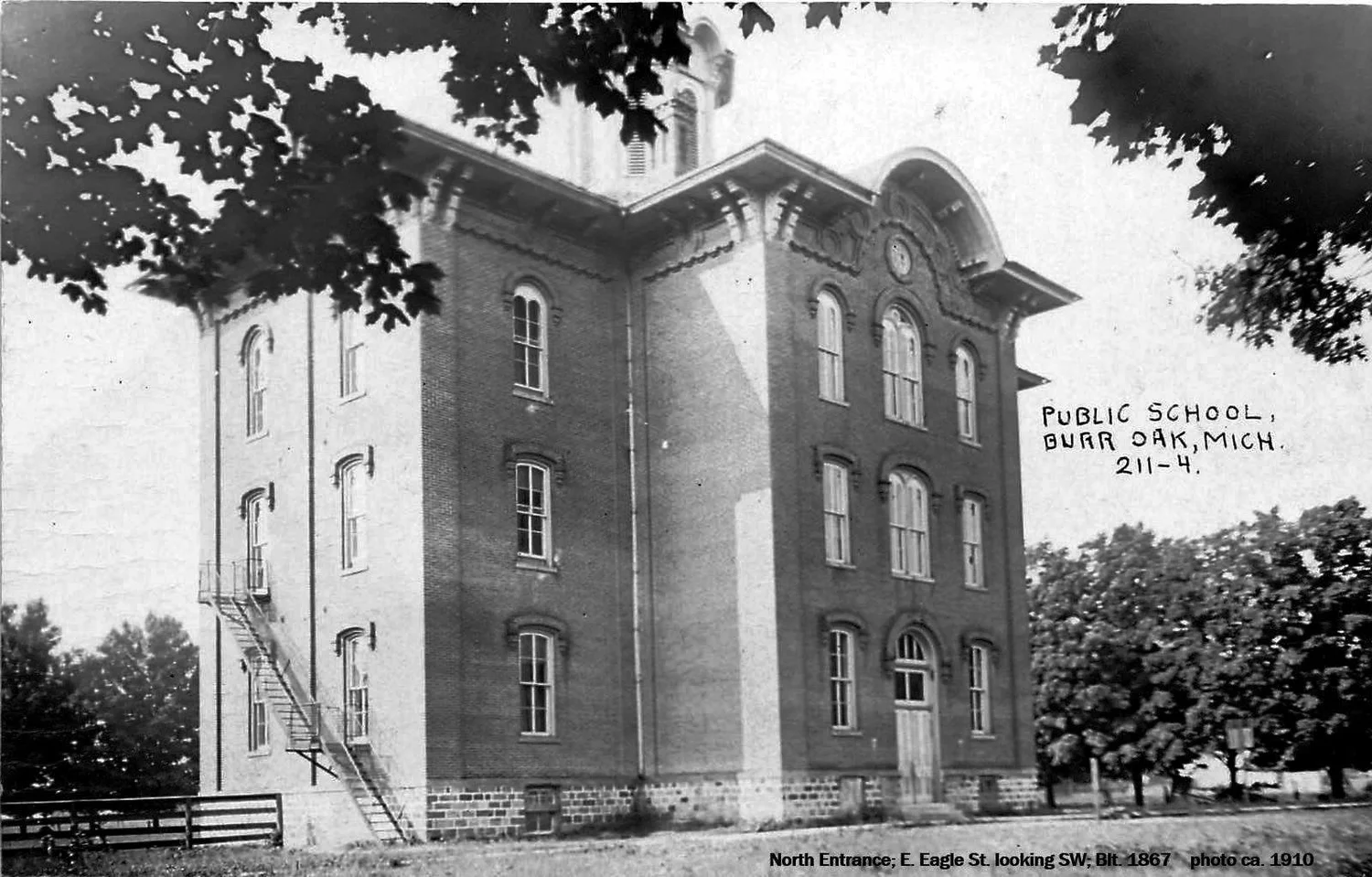 Burr Oak Community Schools History — Burr Oak History