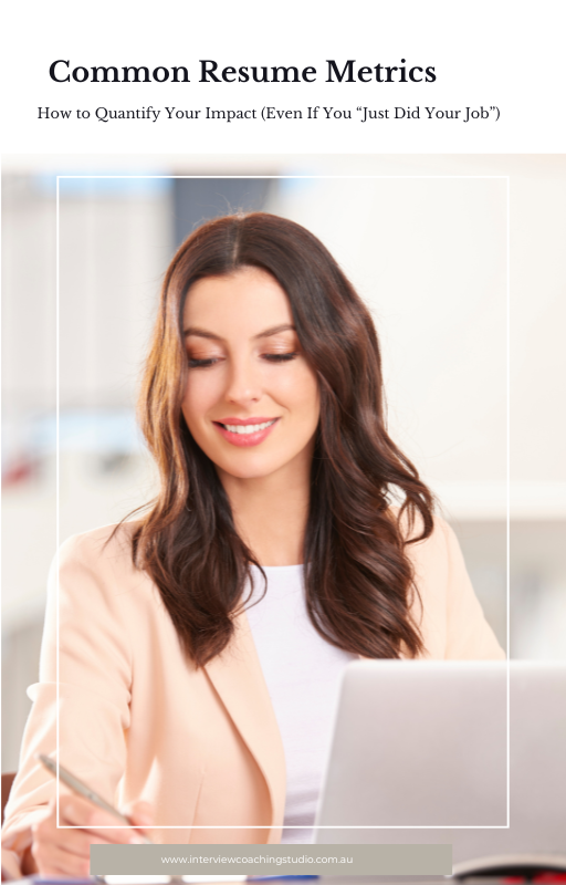 Common Resume Metrics Guide