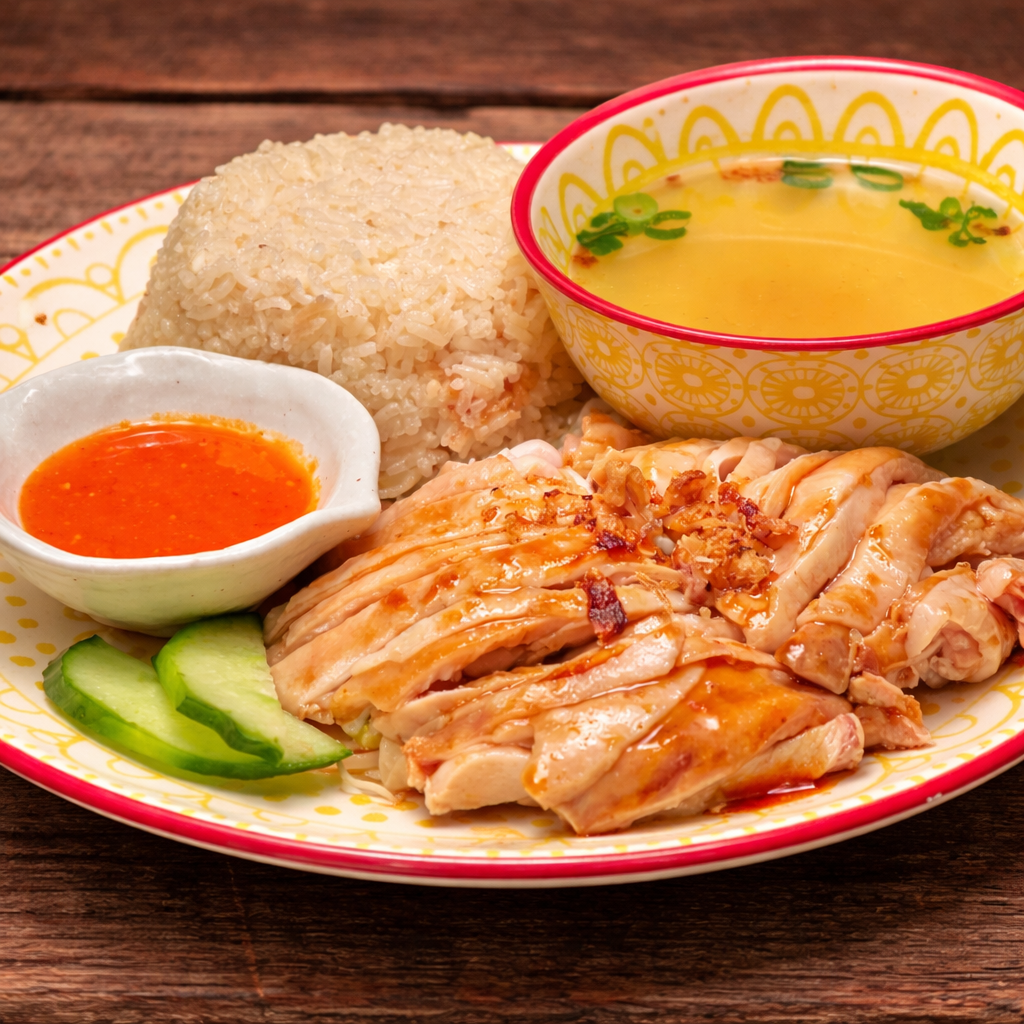 Hainanese Chicken Rice
