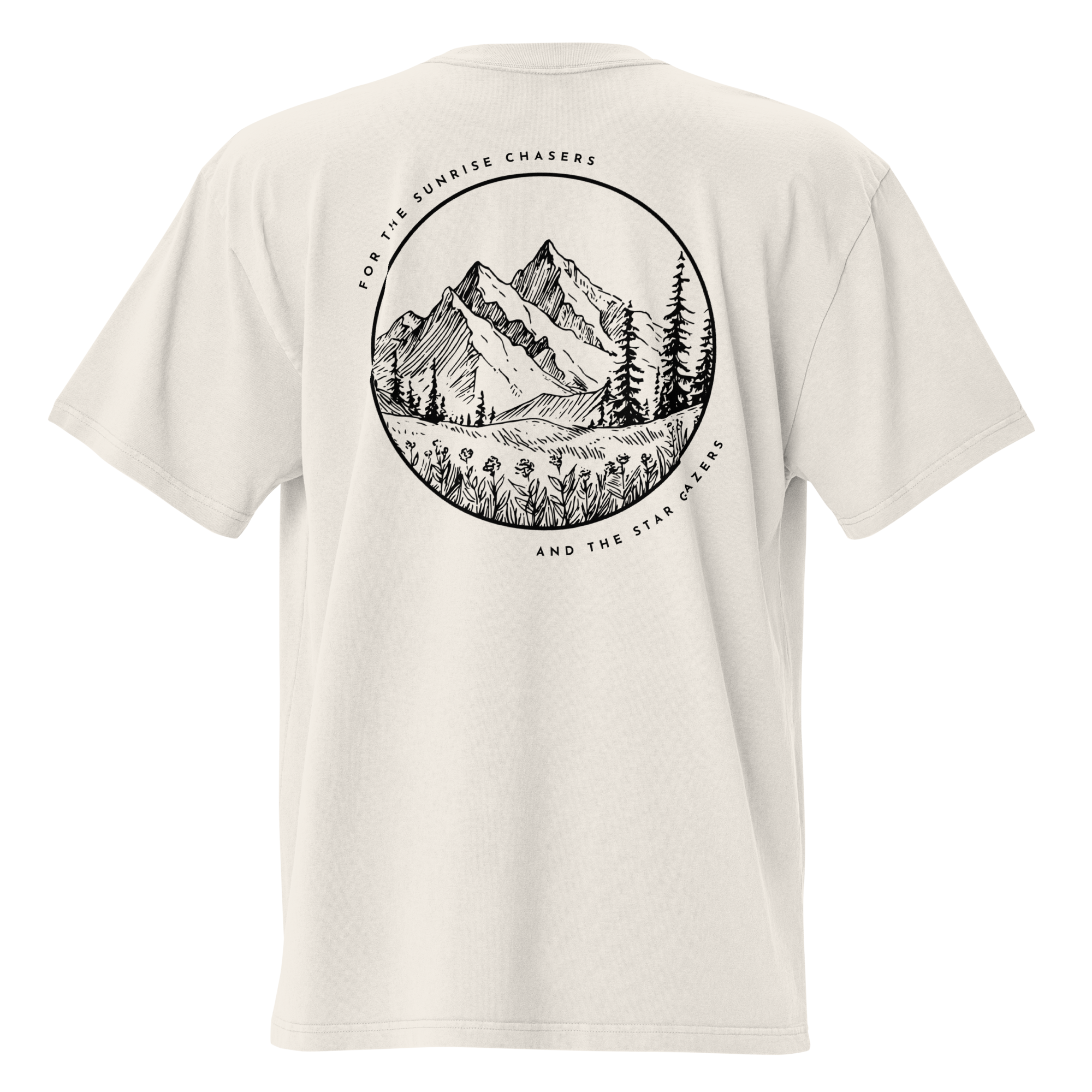 Wolf & Lady Tee — Cloud