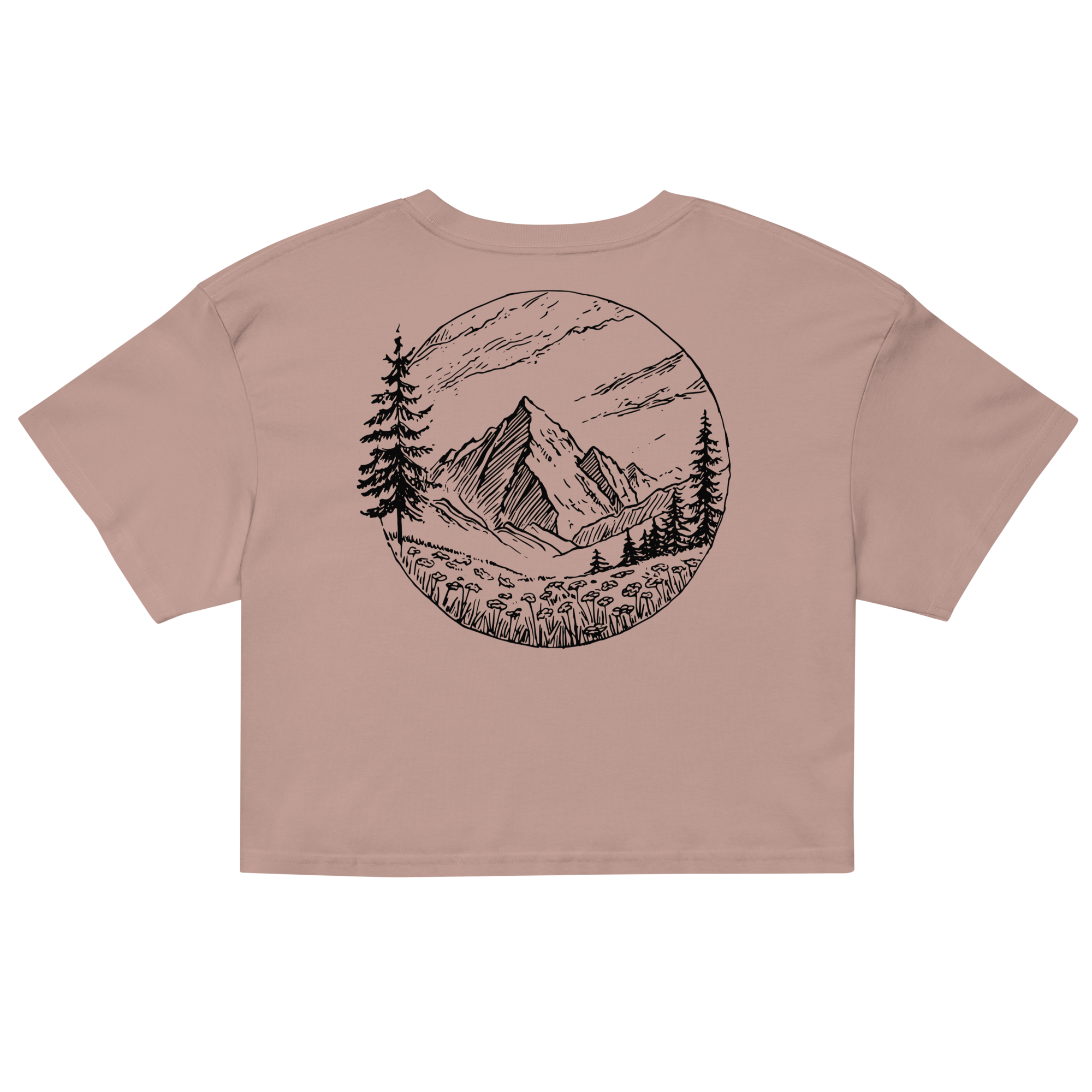 Wolf & Lady Crop — Rose