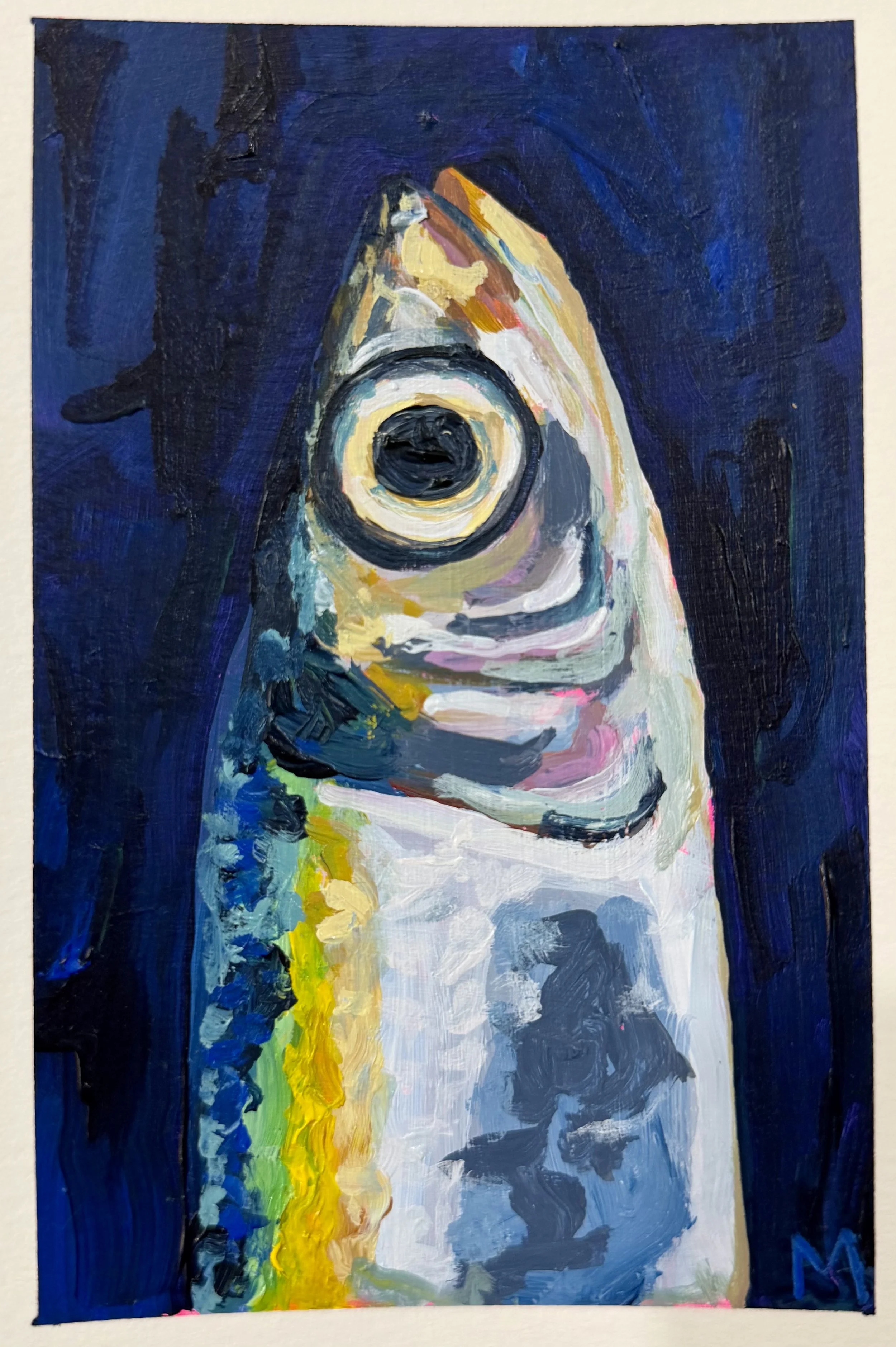 Fish Portrait - Original Painting