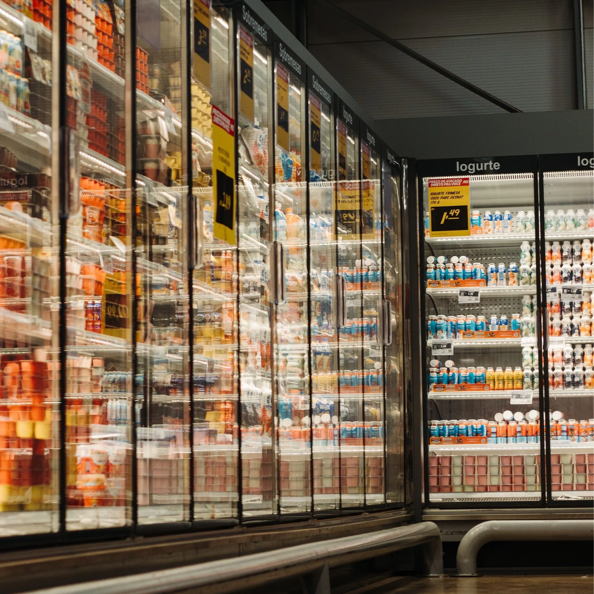 Picture of freezer organisation in a shop symbolising freezer methodologies Holistic Health Artistry