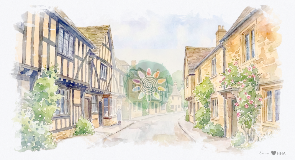 Lacock Study One: The Timbered Street