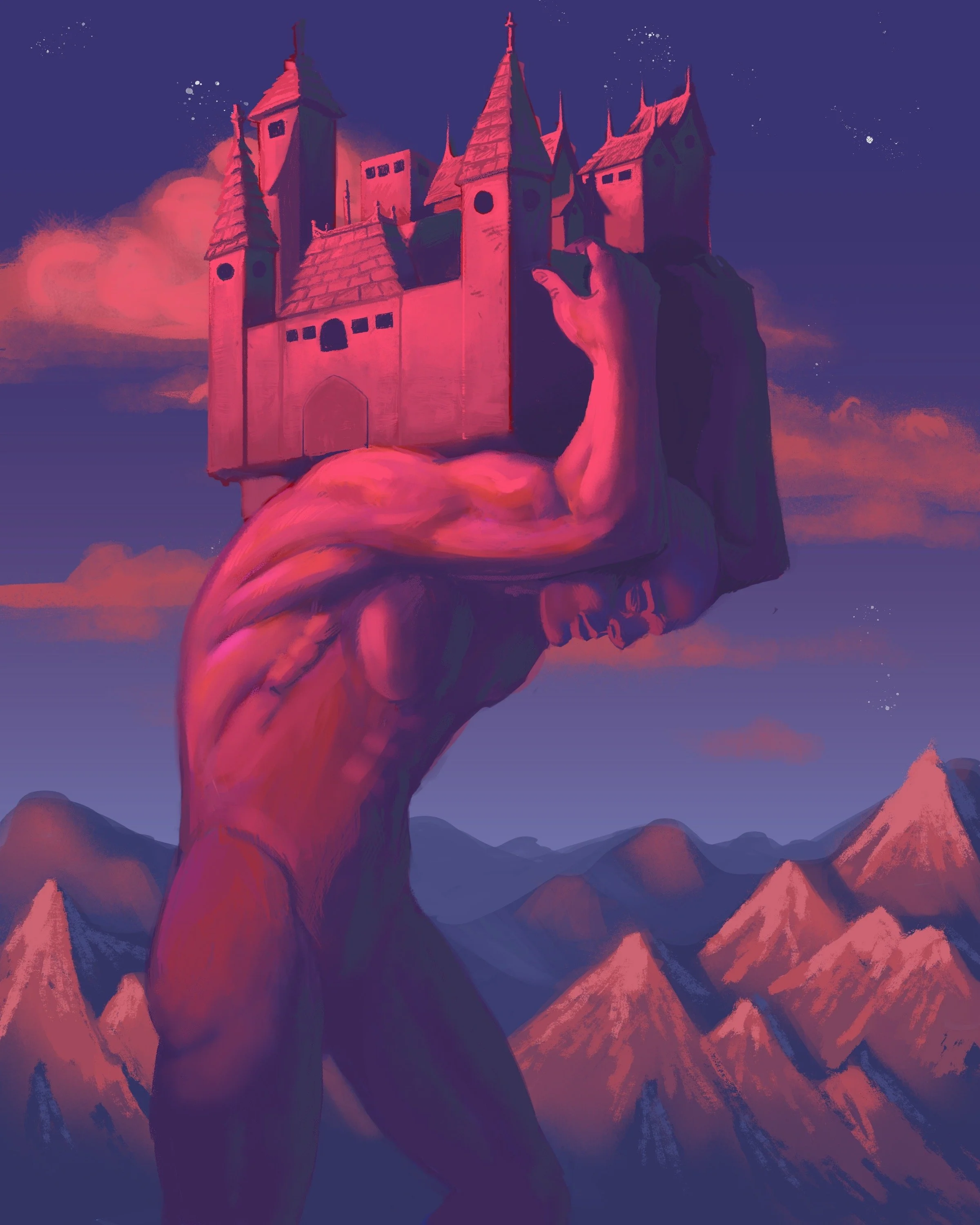 "Castle in the Sky" digital, 2023
