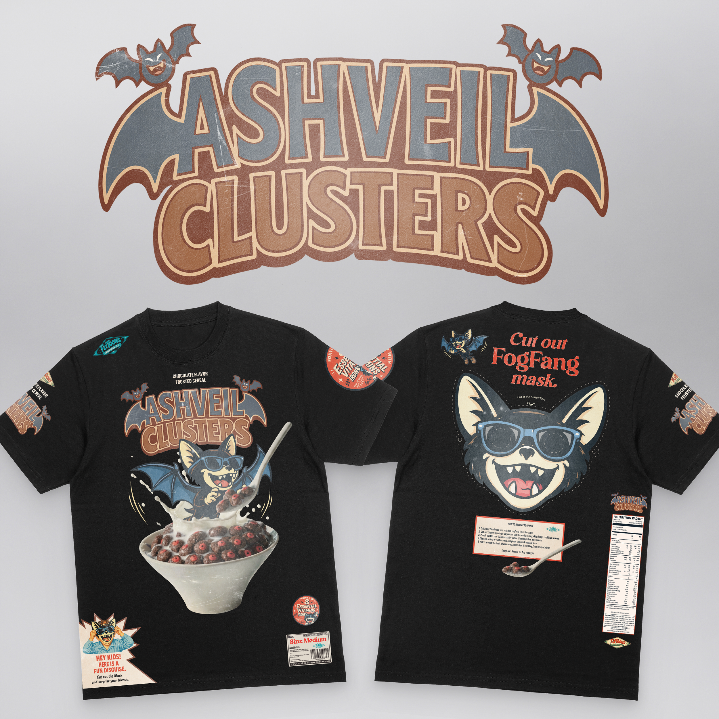 Ashveil Clusters Cereal Box Tee (Limited Edition)