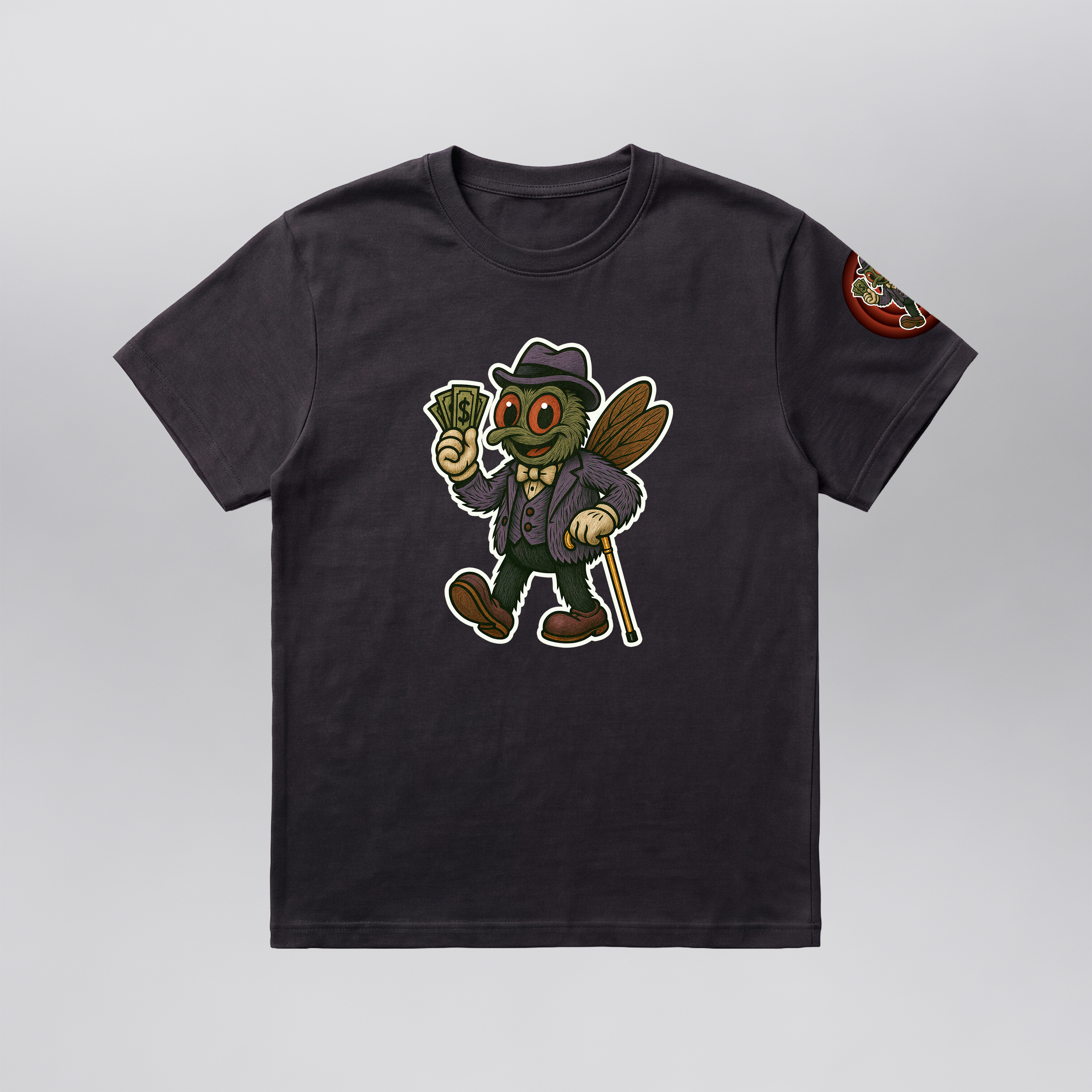 Youth's Fly Paper Tee - Fly Toons